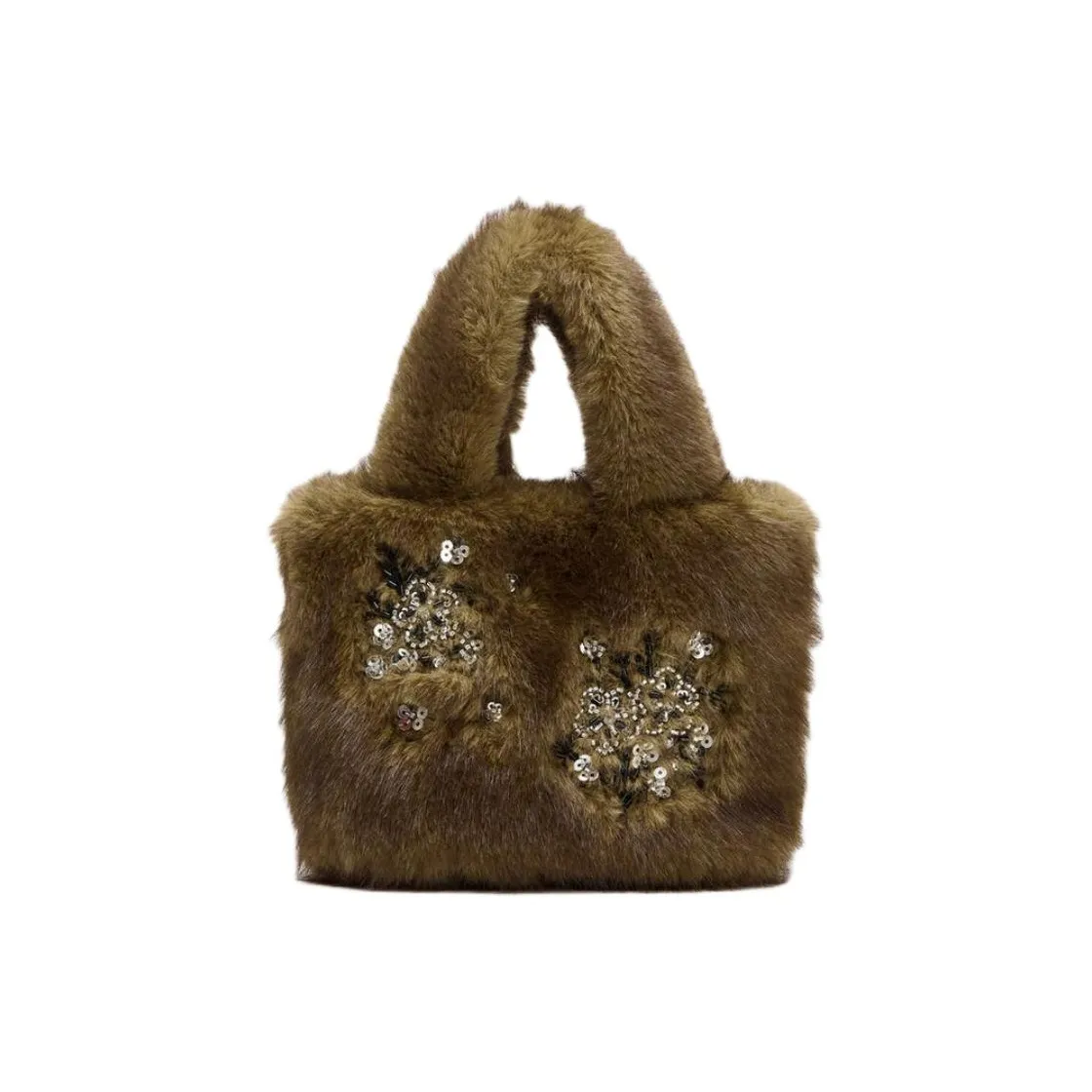 ZARA Collaboration Полиэстер Сумка Мини Женская Зеленая