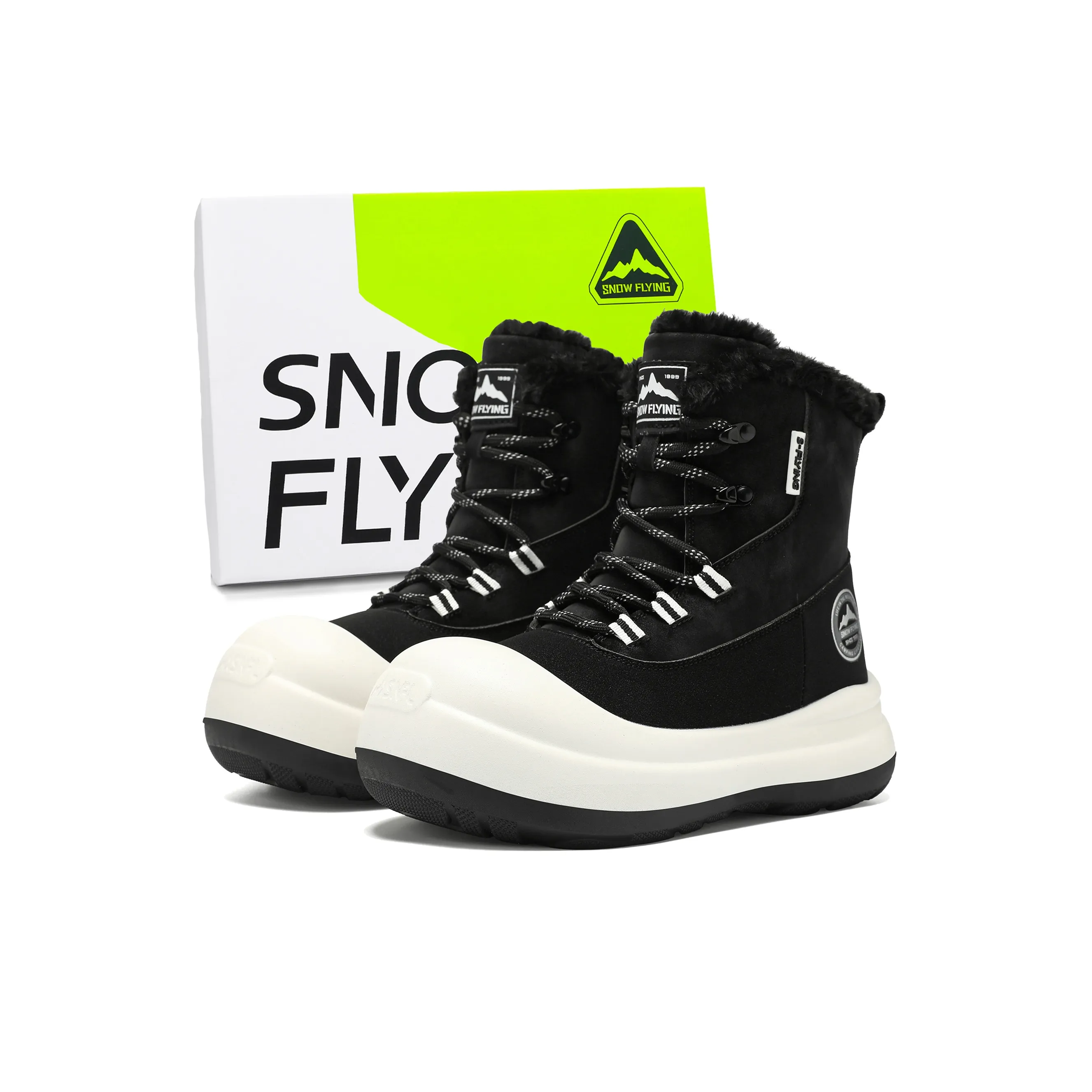 SNOW FLYING Зимняя коллекция тактических ботинок Носки Crew Сноубутсы Унисекс