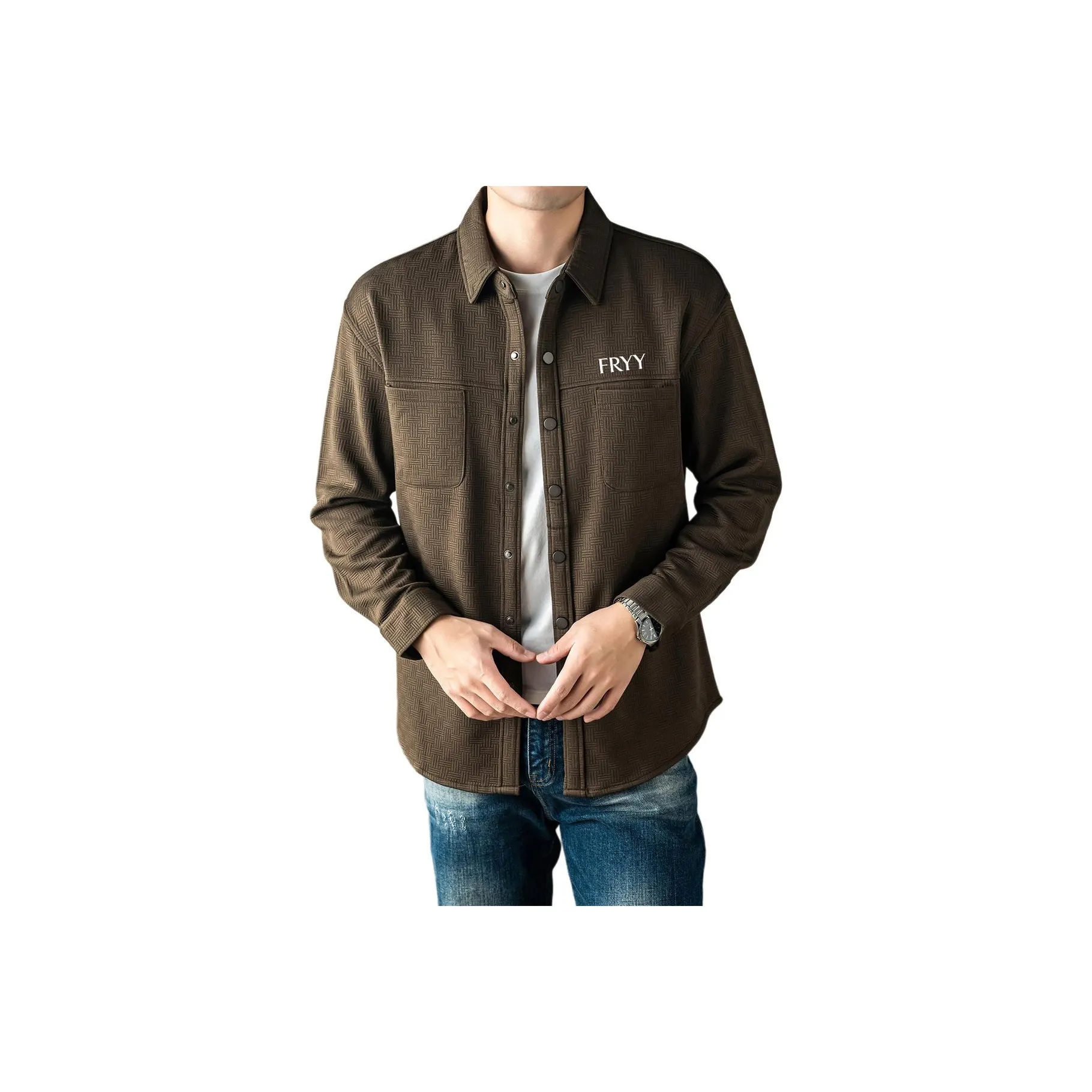 Square Man Also Stands Tall Рубашка Мужская