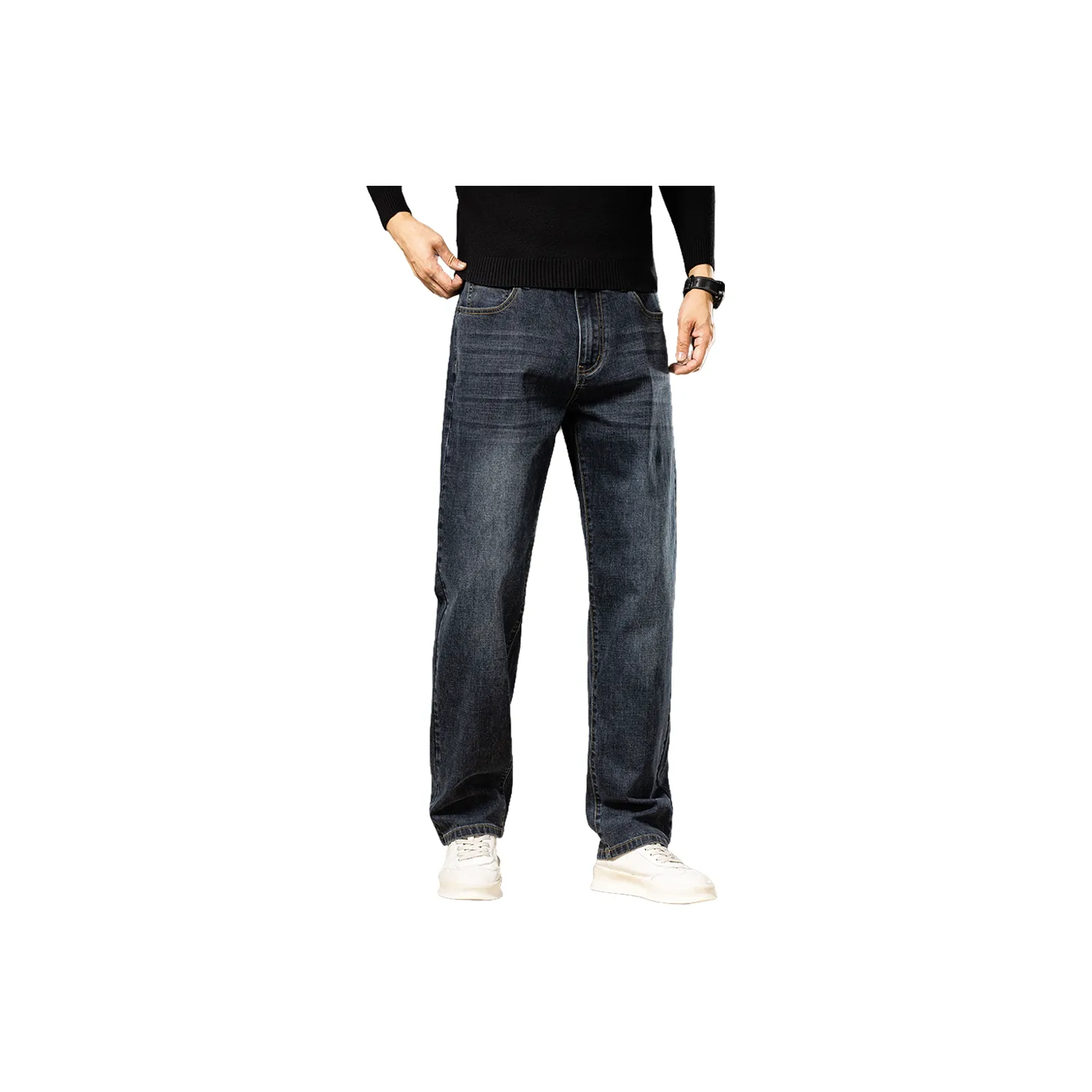 JEANSWEST Синий Серый Унисекс Джинсы