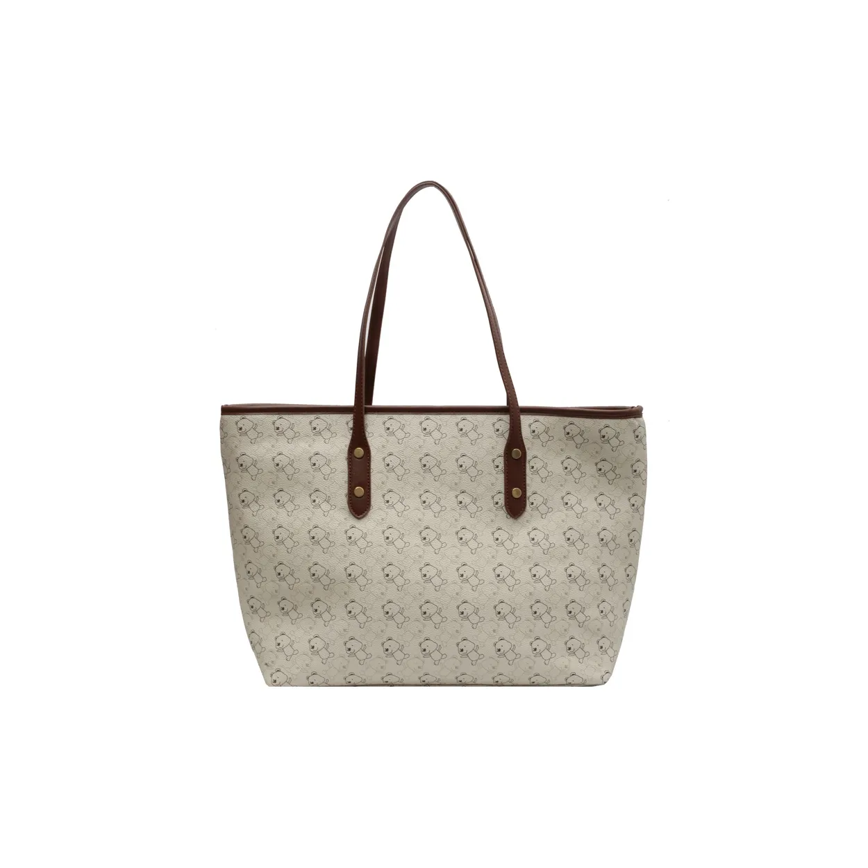 CREAM BEAR ПУ (полиуретан) Сумка-тоут Сумка через плечо Женская