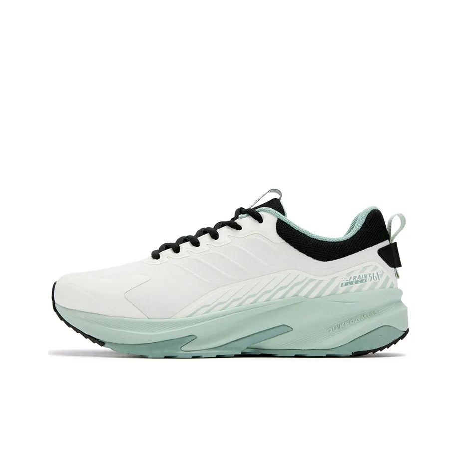 361° Mountain Rain Screens Амортизация Устойчивый к истиранию Термический Низкий Топ Беговые кроссовки Мужской Белый Creek Зеленый