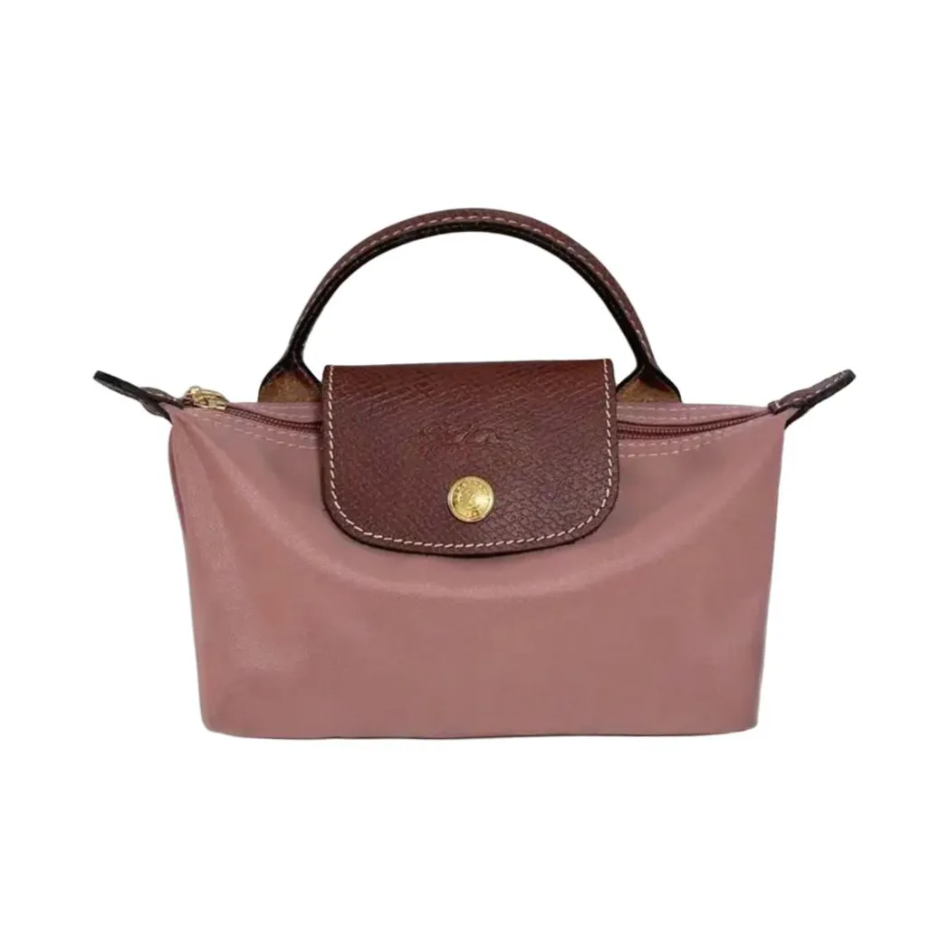 LONGCHAMP Le Pliage Нейлоновая сумка-пельмени женская чайная розовая