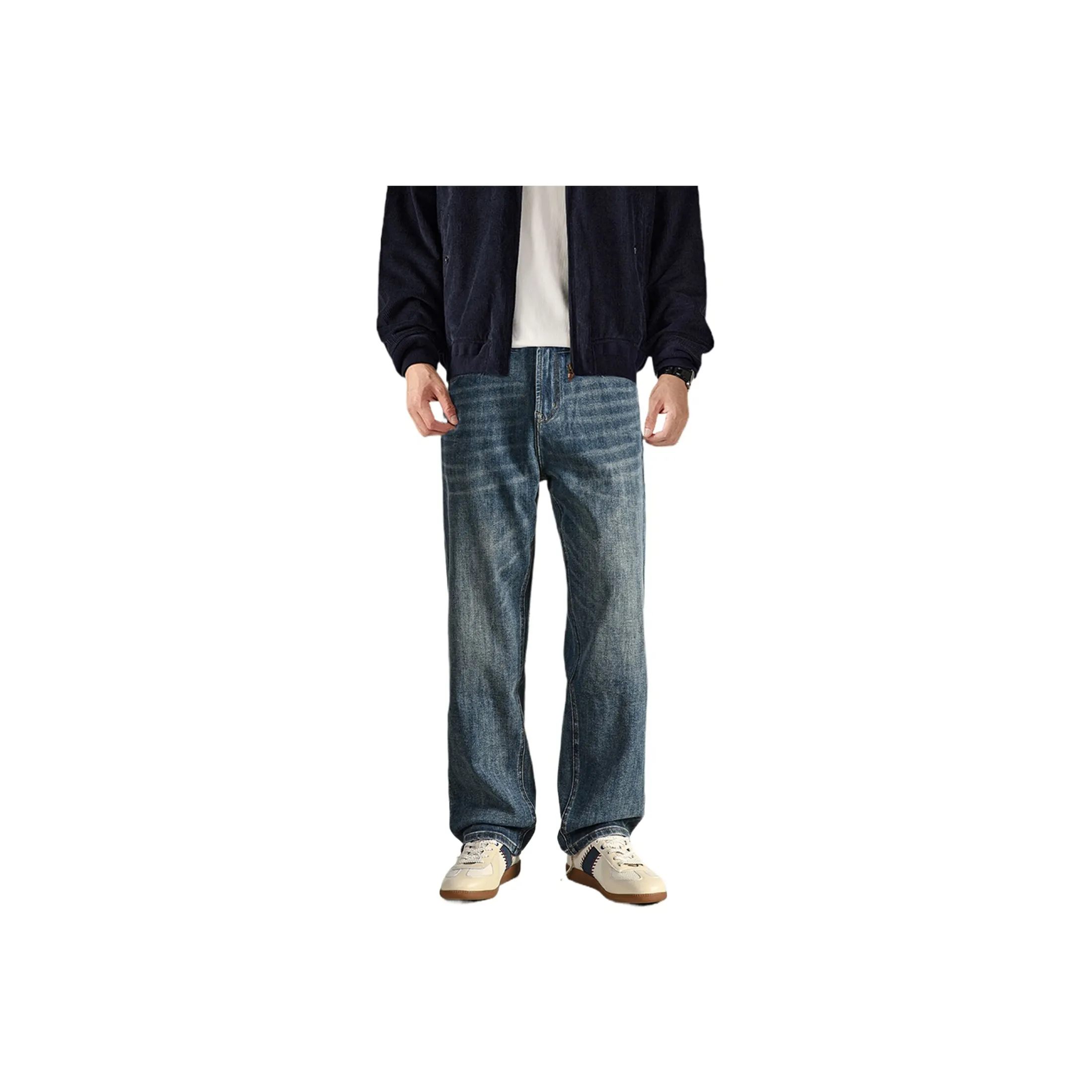 MAREA VESUVIO Синий Мужской Джинсы