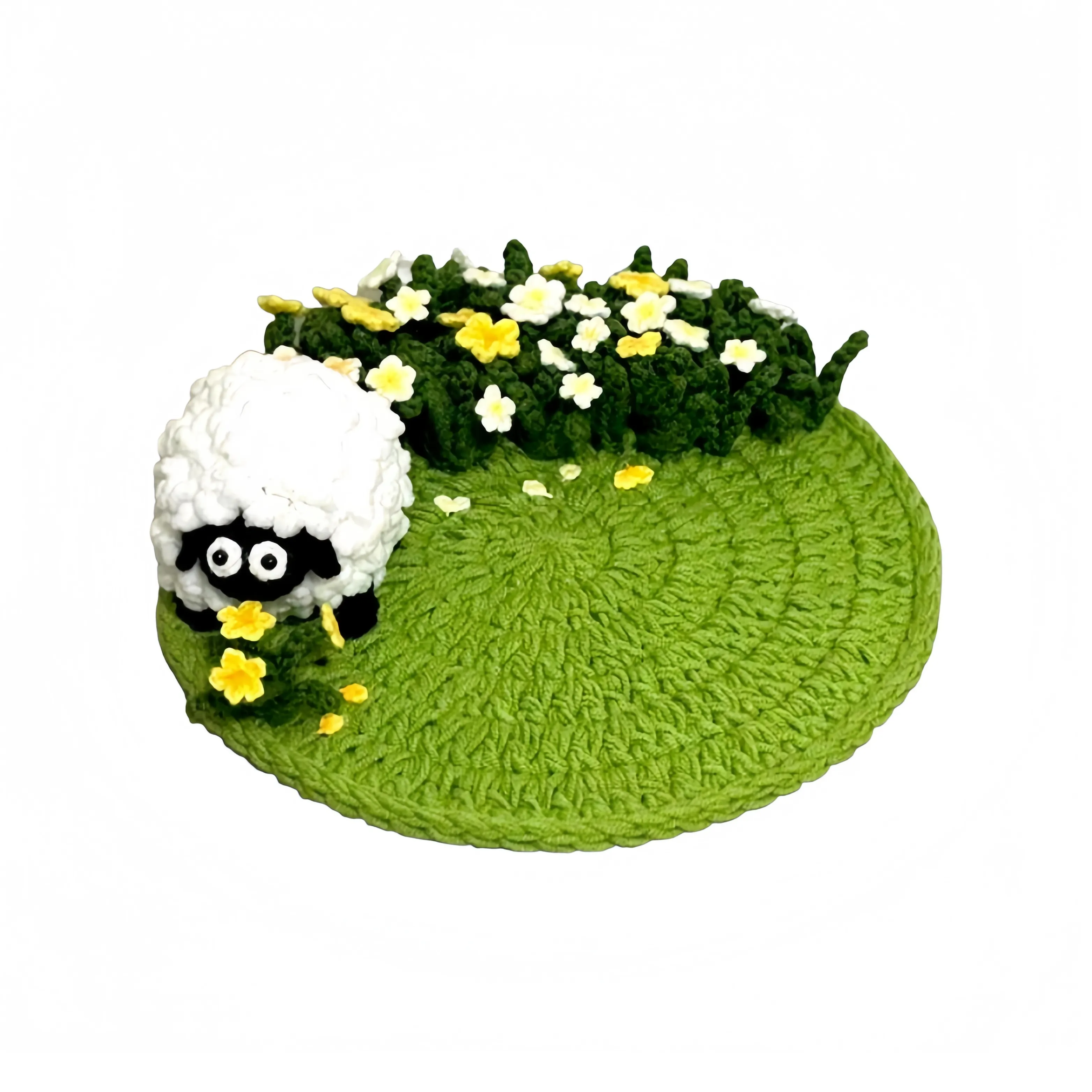 LOGISTAR Овца Маленький цветок Пряжа Вязальная игла Ткани вязаные Набор для DIY Игрушки