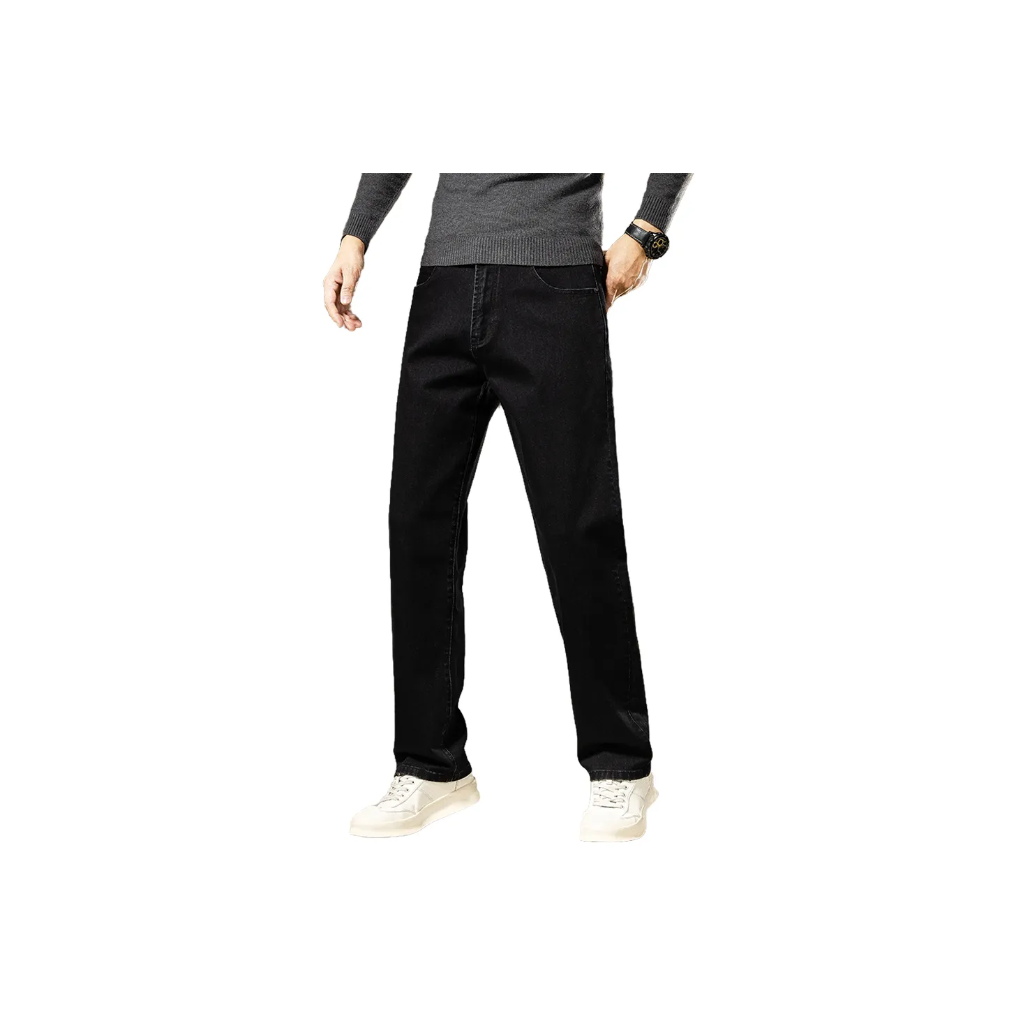 JEANSWEST Черный Синий Унисекс Джинсы