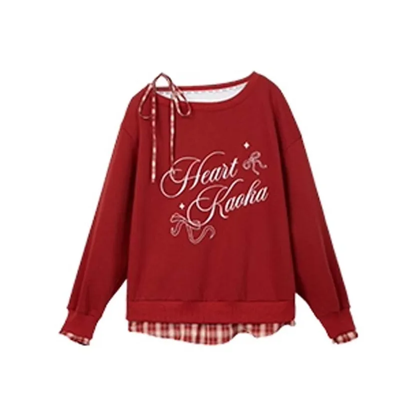 Dippanis Red Женские Свитшоты