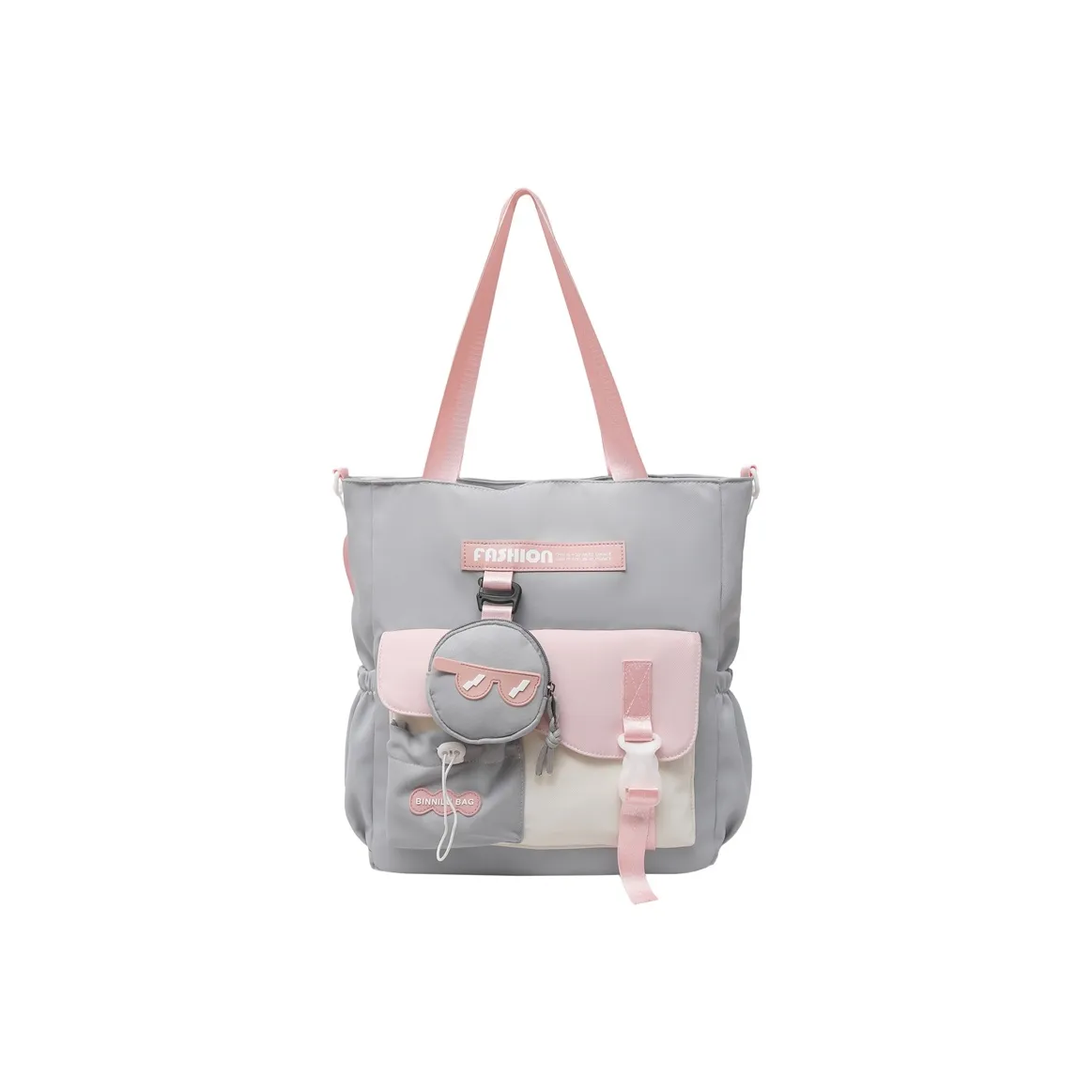 KOUDIXIONG Нейлоновые сумки через плечо Стандартные Серый Черный Розовый Желтый Синий