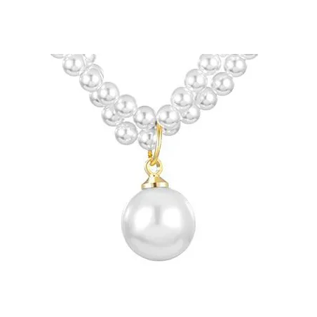 WEIJAS Золото-покрытое медное ожерелье для женщин