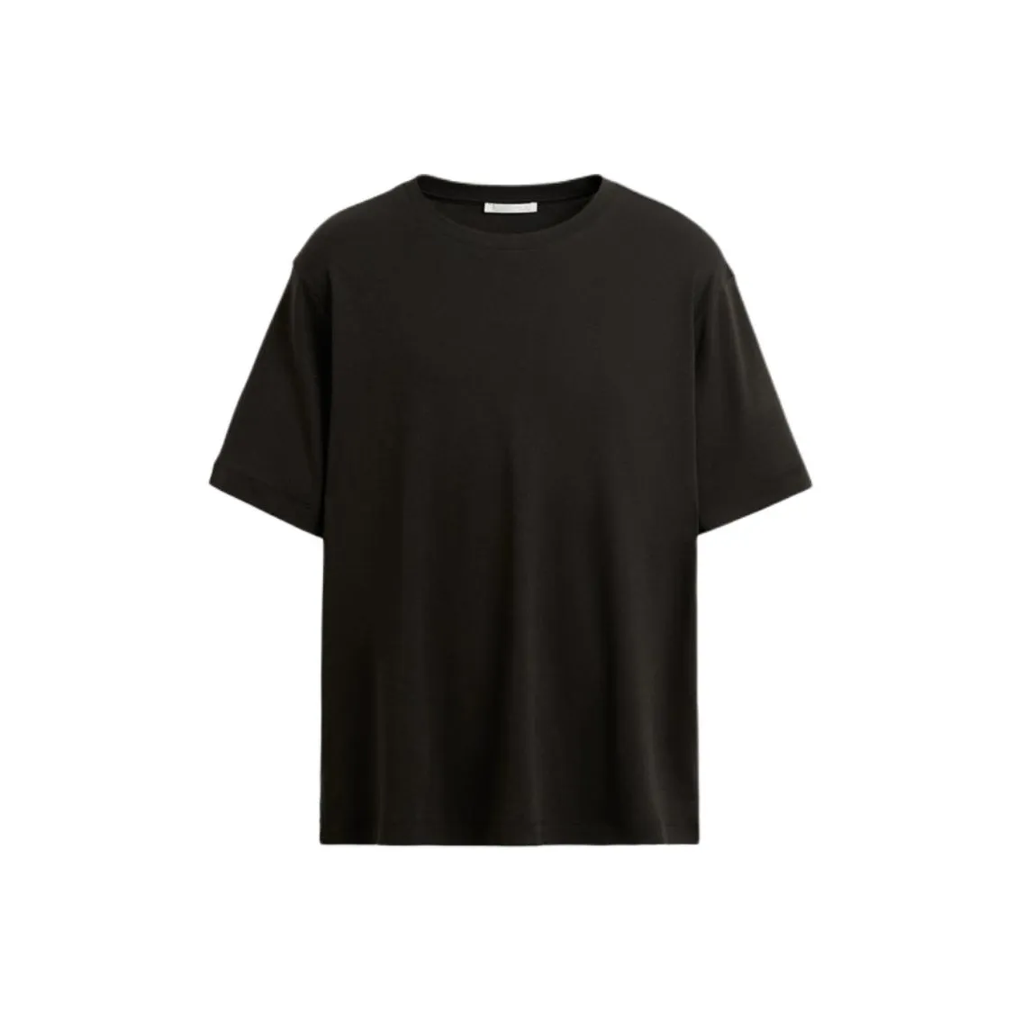 ZARA Темно-коричневые мужские футболки T