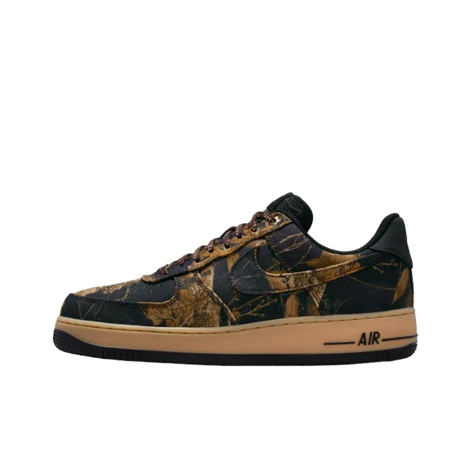 Nike Air Force 1 Low Топ Скейтборд Кроссовки Унисекс Коричневый