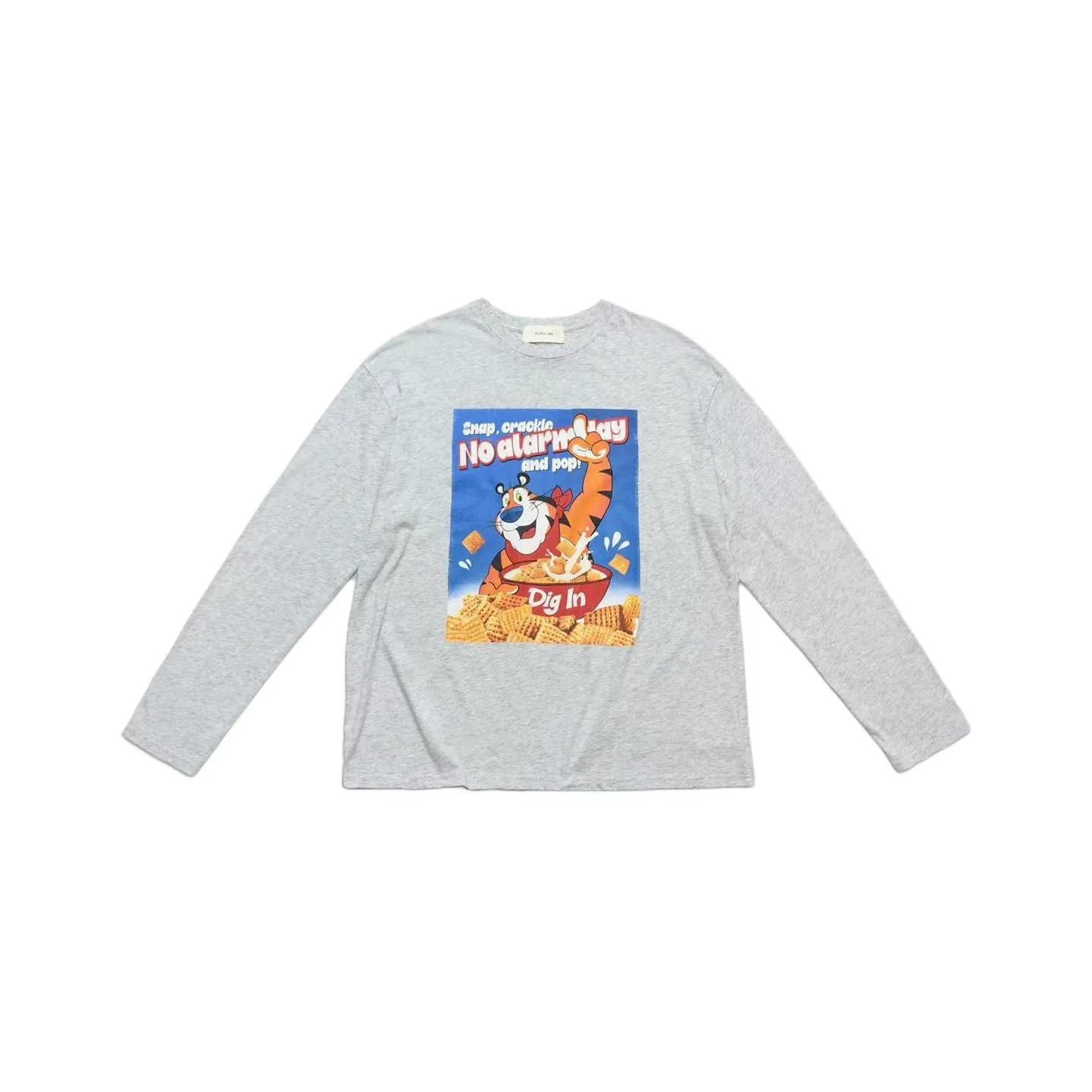 Purey·wr Printed Хлопок Linen Blend Длинный рукав Унисекс