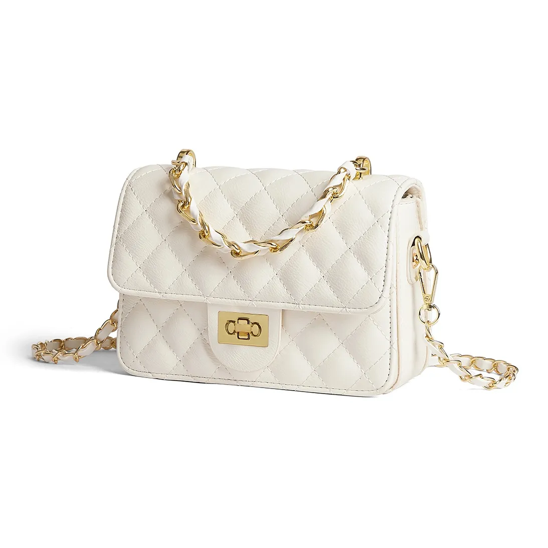 CORALDAISY Сумка через плечо из синтетической кожи сумка обычная женская белого цвета клейкая