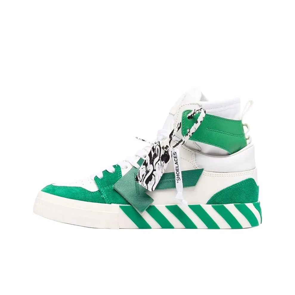 OFF Белый OFF COURT Высокий Топ Стильный Скейтбординг Мужской Белый Зеленый