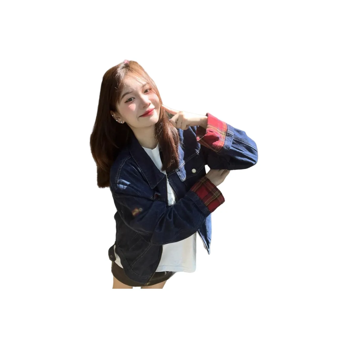 AHRTB Темно-синий синий молния женские куртки