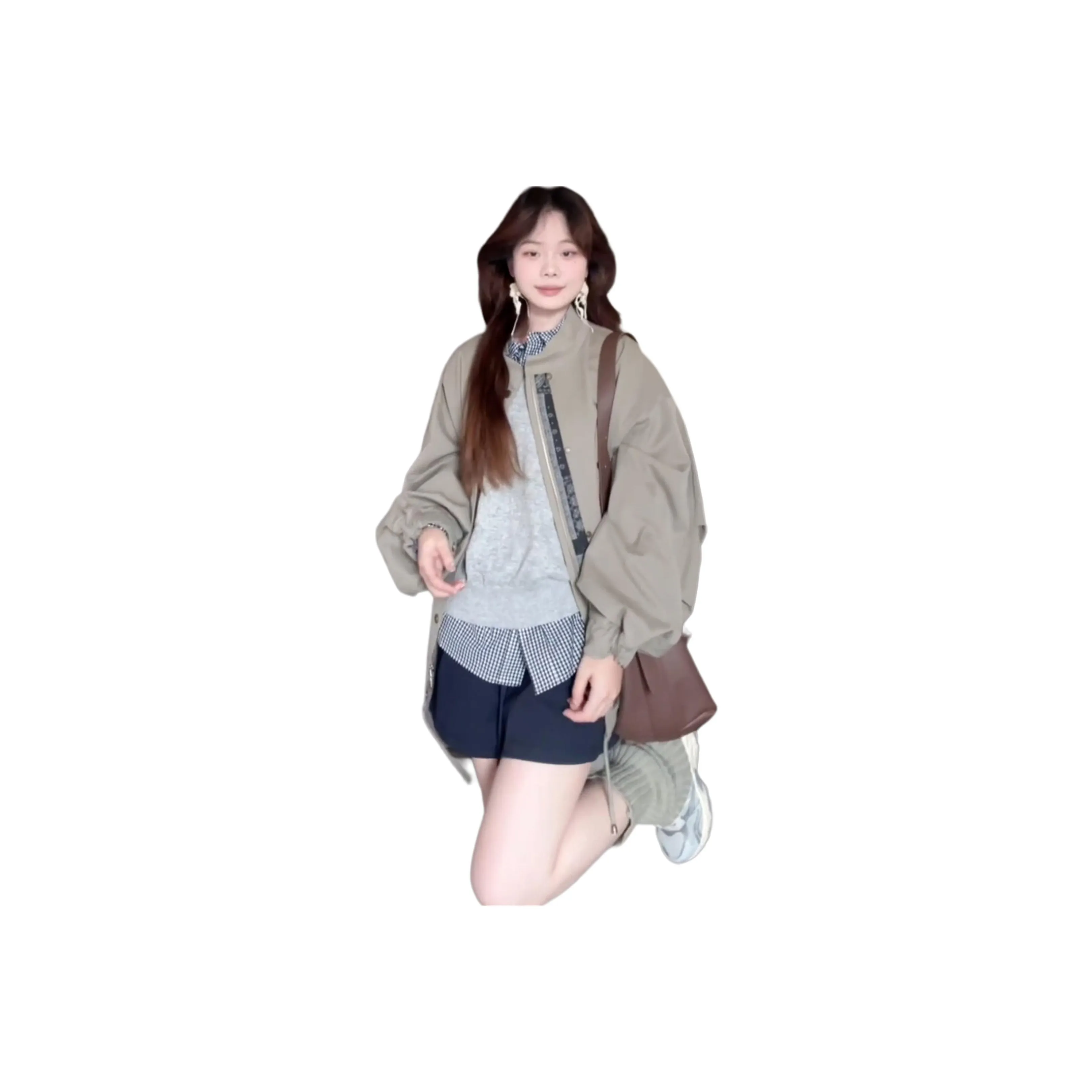 Flowers in water Укороченное пальто женское