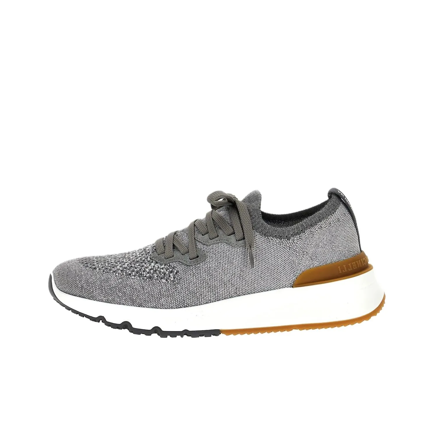 Brunello Cucinelli Casual Shoes Men Low Top Pearl Gray