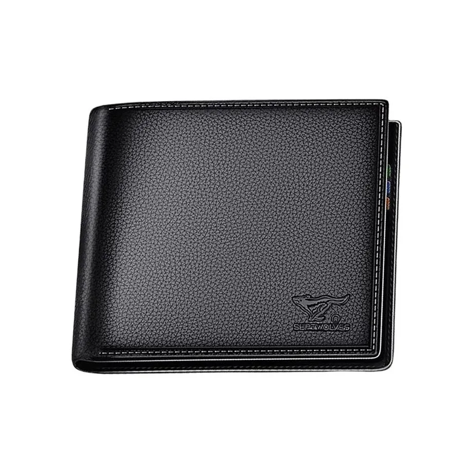 SEPTWOLVES Кошелек из лаковой коровьей кожи стандартный мужской многоцветный