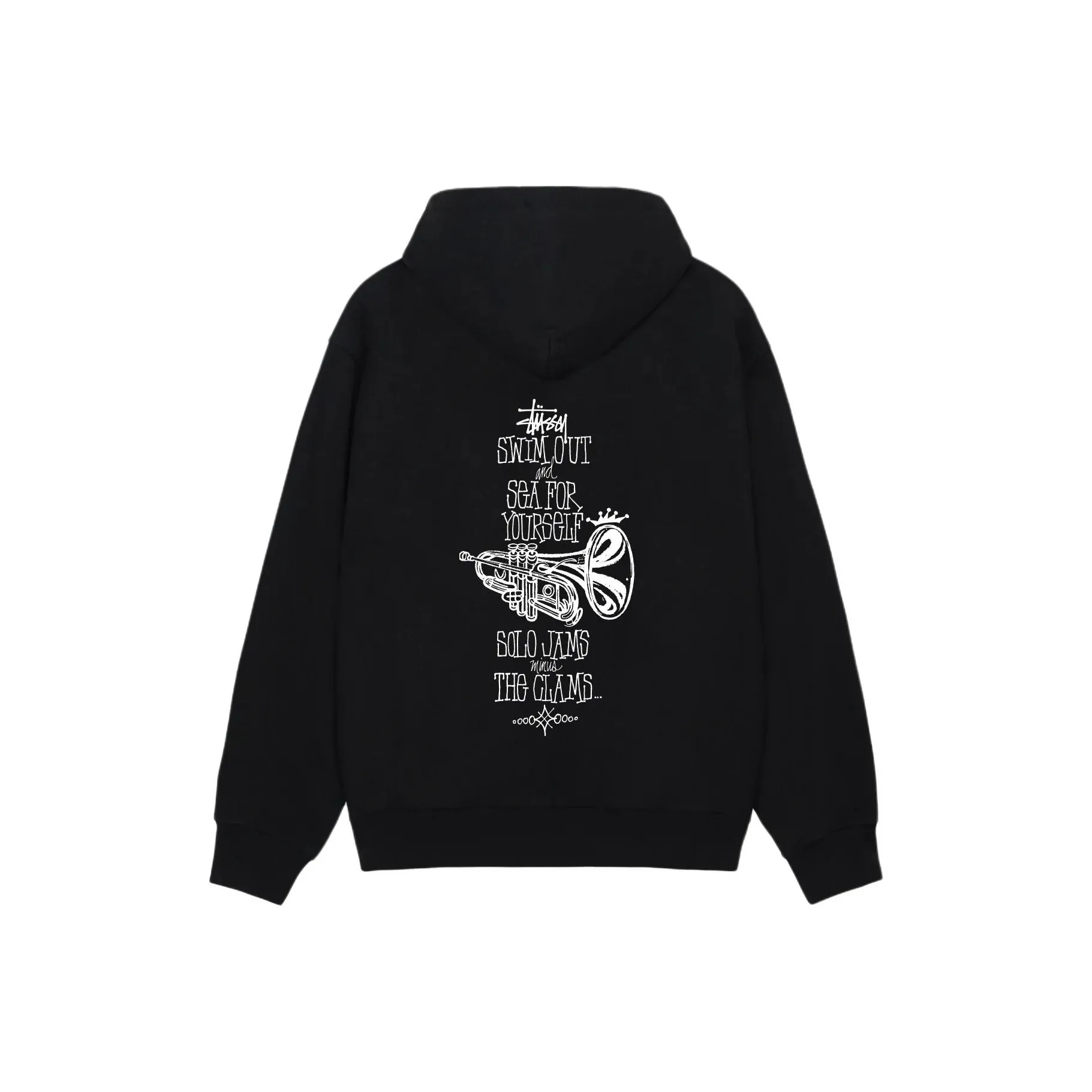 Stussy FW25 Плавание OUT ZIP Толстовка Свитшот Унисекс