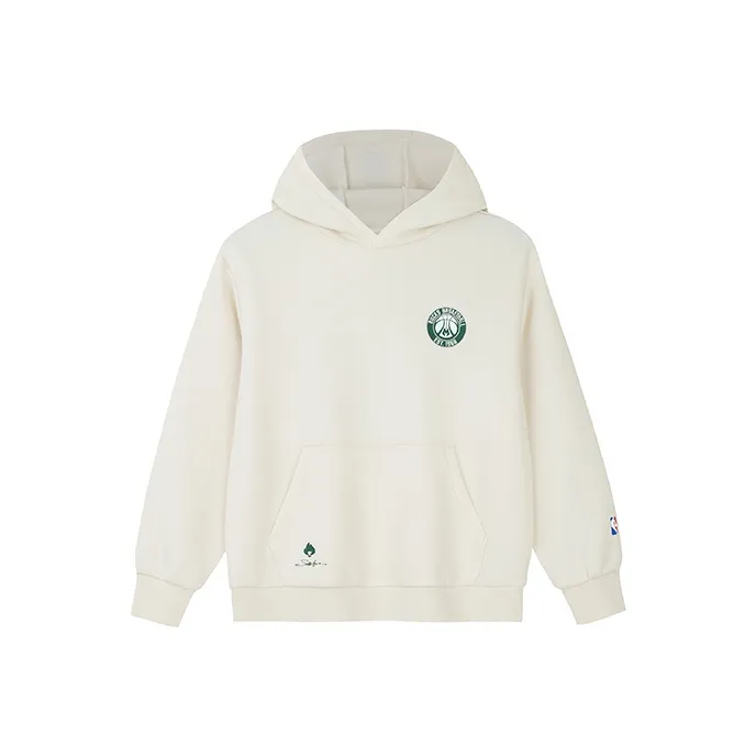 NBA Толстовка Bucks Team Бежевый Подростки