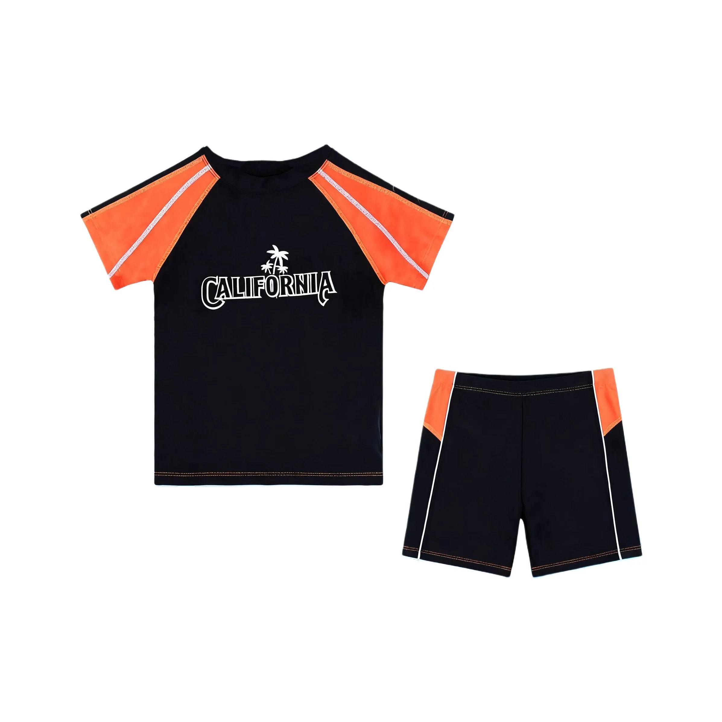 361° Черный и оранжевый купальники для детей