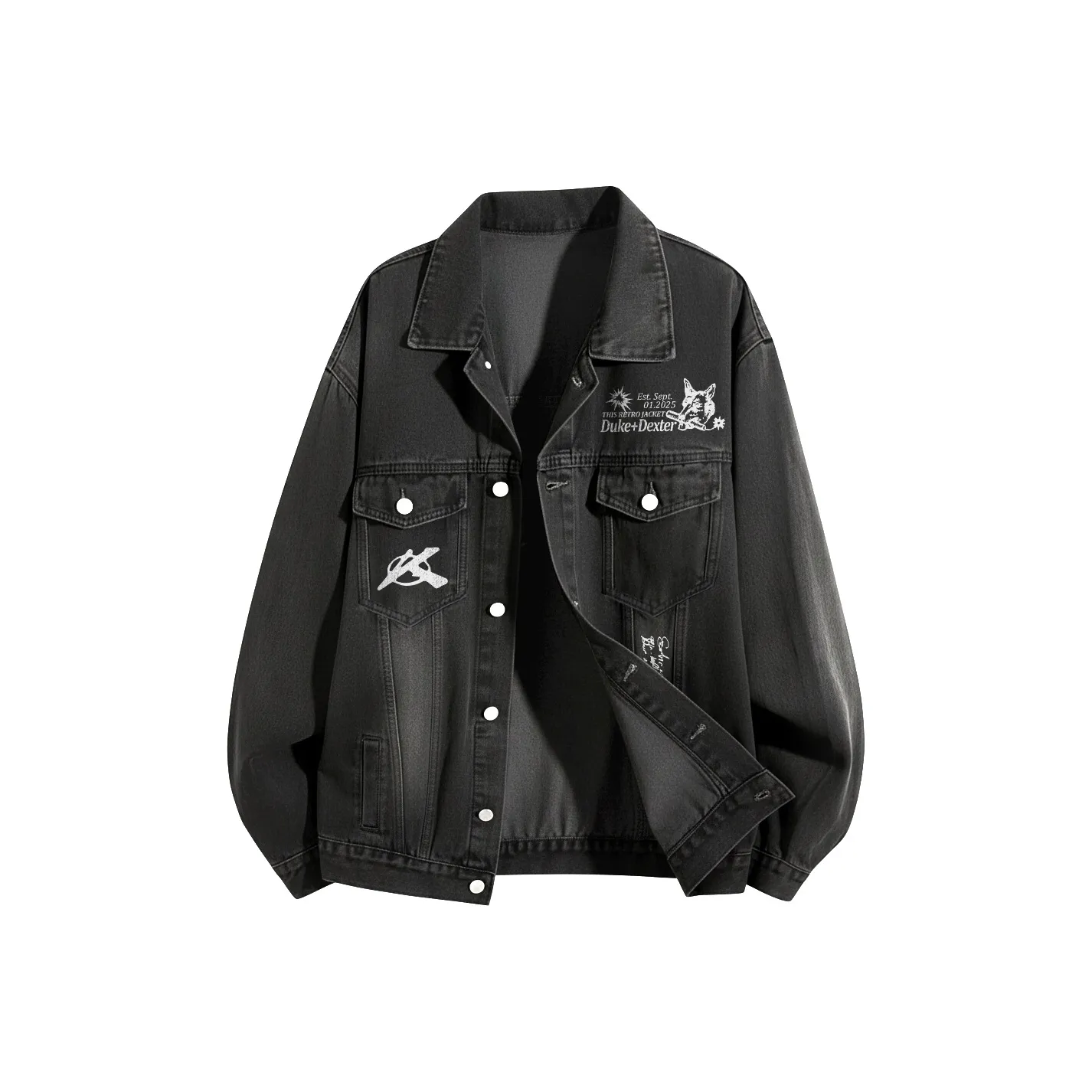 DUKE+DEXTER Denim Jacket Unisex