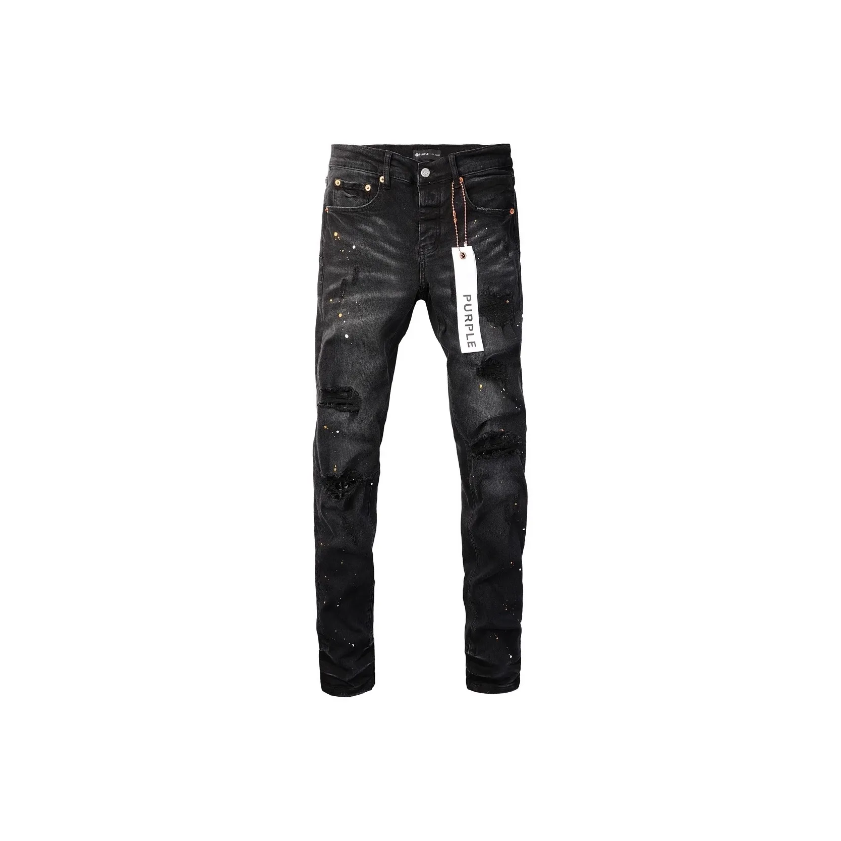 ZMHT Черные Унисекс Джинсы