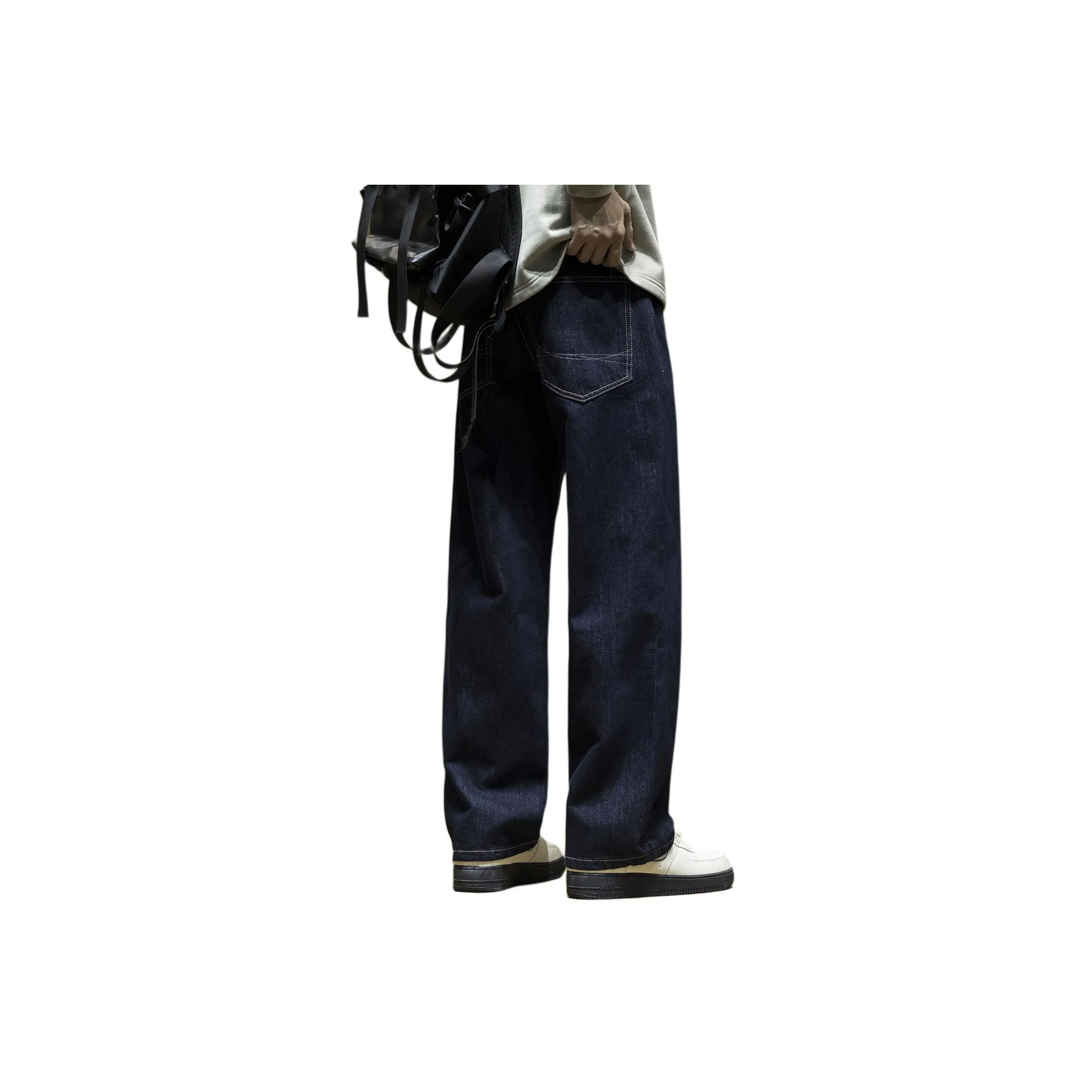 Xiyue Silver Flash Blue Men's Jeans