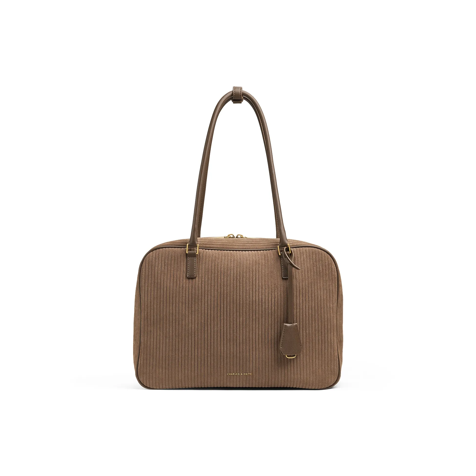 CHARLES KEITH Сумка через плечо из синтетической кожи большая женская мокко коричневый мокко