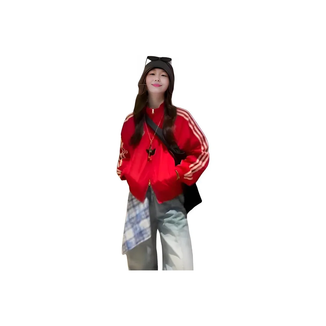 SKYA Красный Женский Свитшот