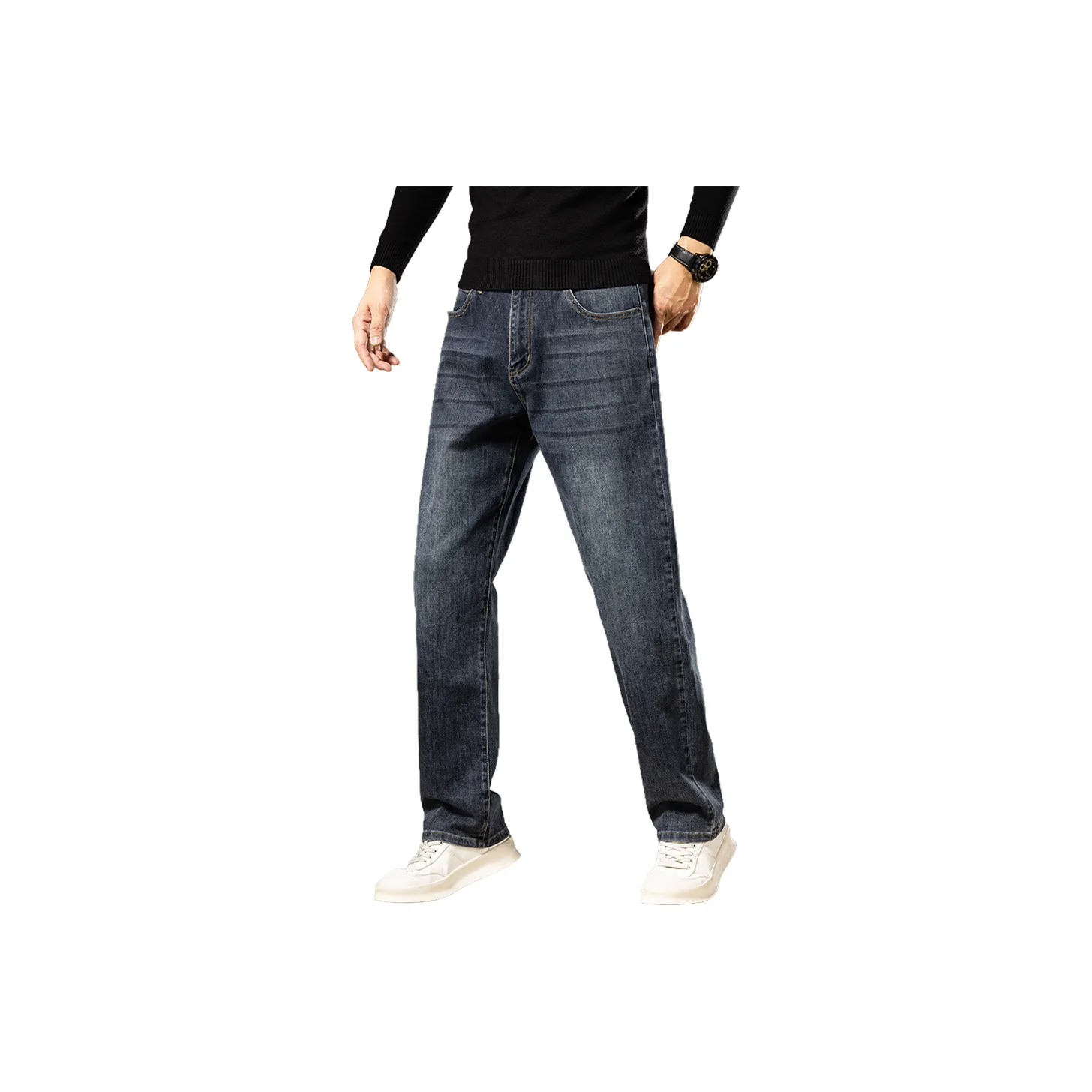 JEANSWEST Синий Серый Унисекс Джинсы