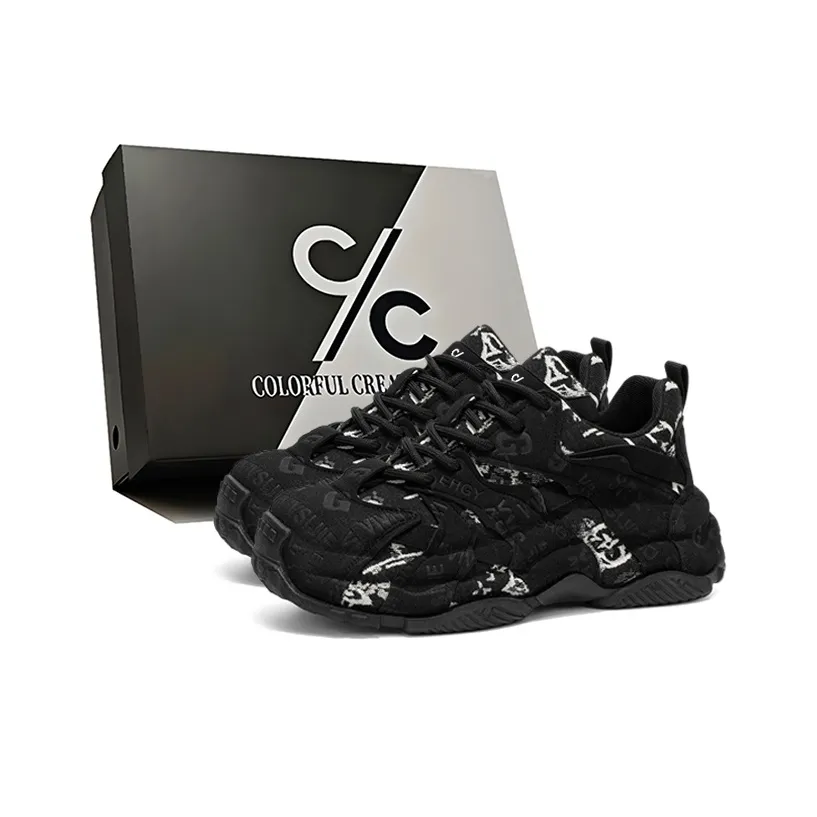 Colorful Creations Покрытие Увеличение Высоты Устойчивость к Износу Противоскользящие Толстая Подошва Мужские