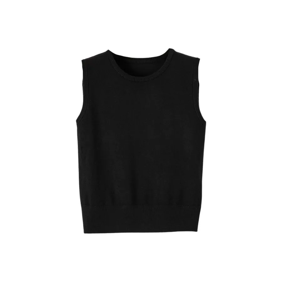 Late White Вязаный жилет Женские