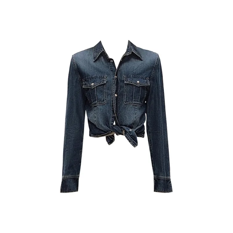 PAIN OR PLEASURE Blue Shirt Женская рубашка