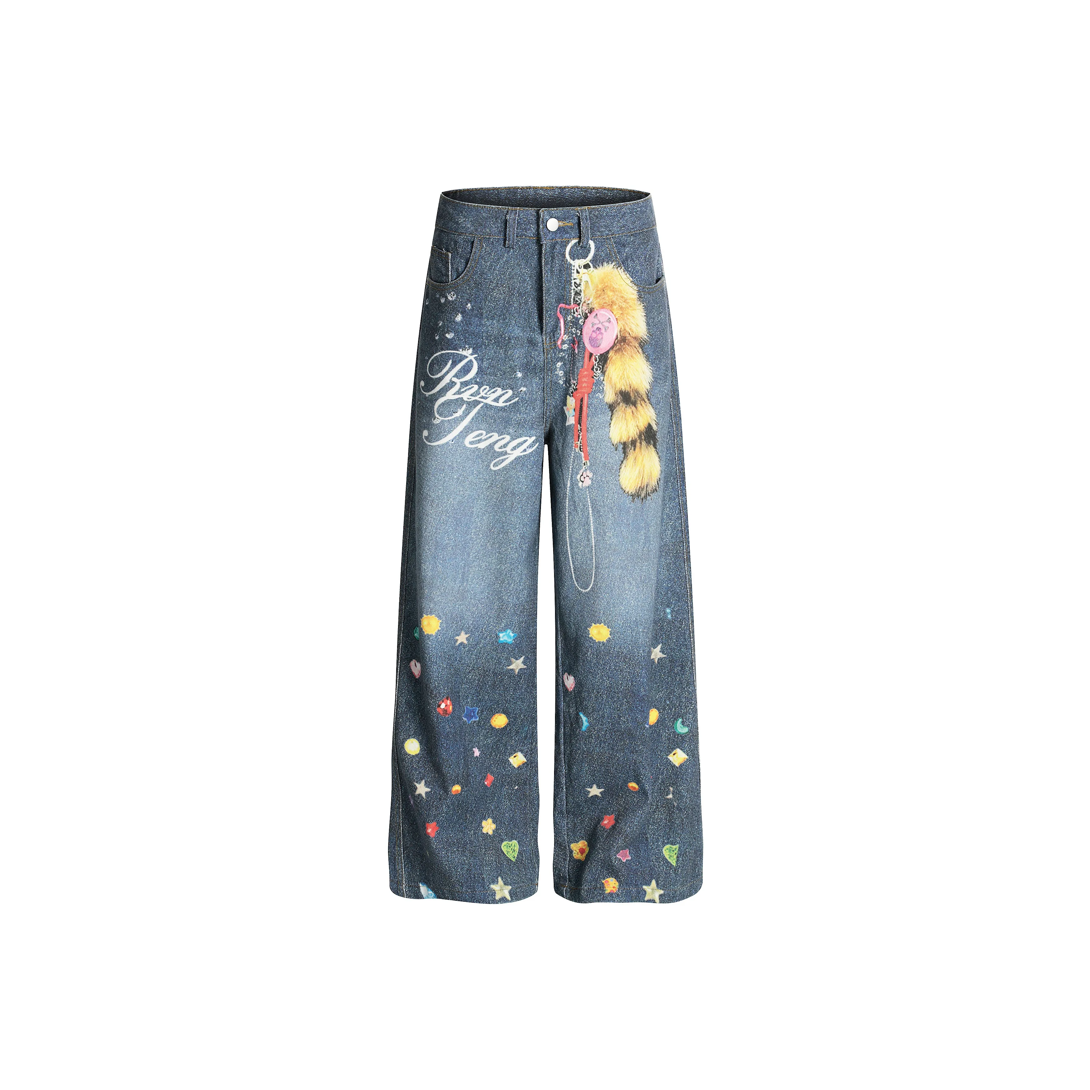 Ant Studio Blue Unisex Jeans