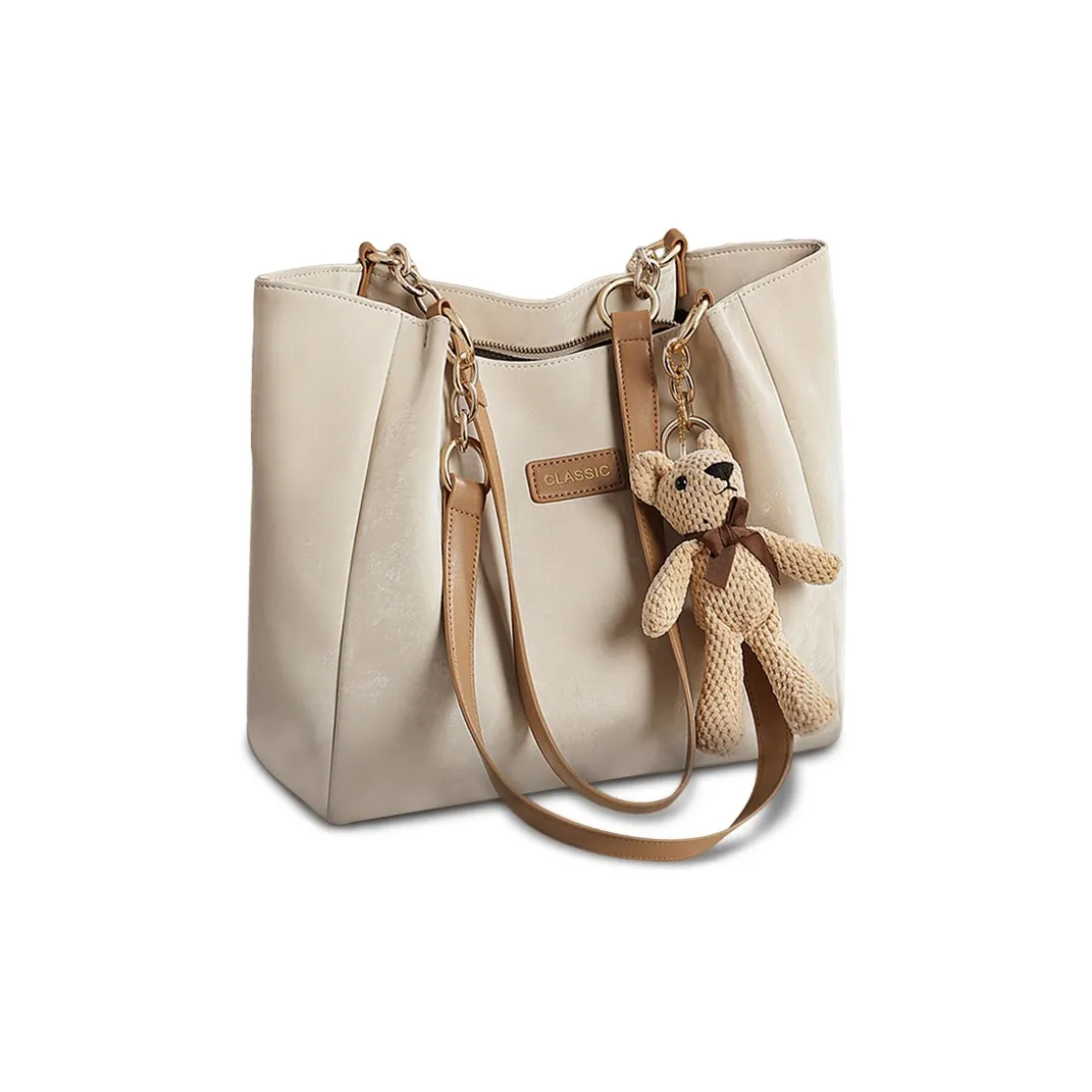 Crtnzo Kroez Сумка через плечо из коровьей кожи стандартная женская цвет экрю