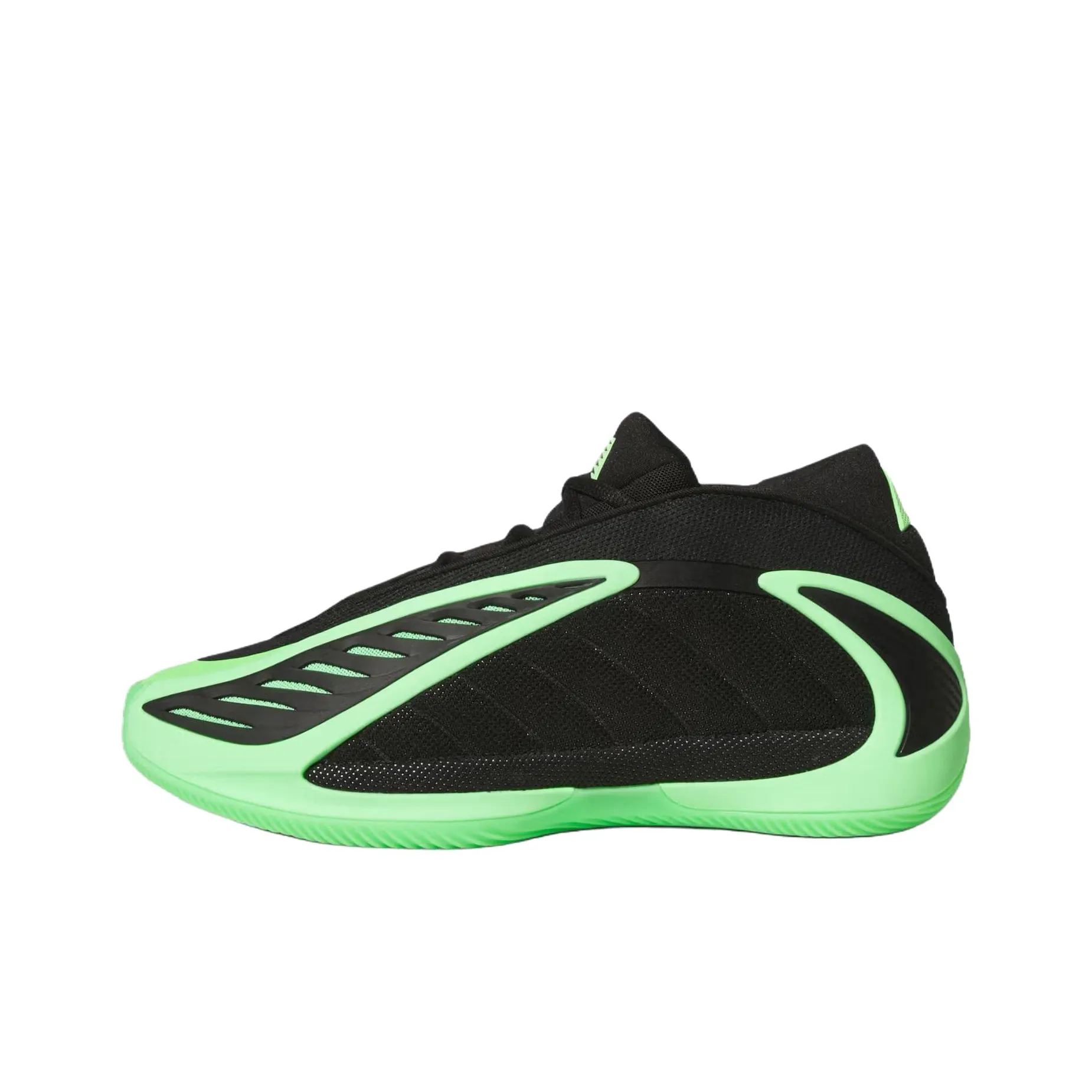 Adidas AE2 Slip Resistant Abrasion Resistant Низкий Топ Баскетбольные Кроссовки Мужские Черные Зеленые