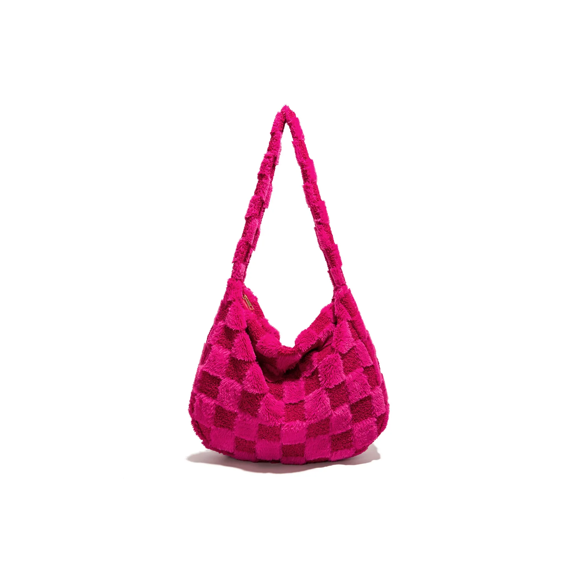 SHIJIA Плюшевый Тоут Сумка Сумка через плечо Стандартная Женская Многоцветная