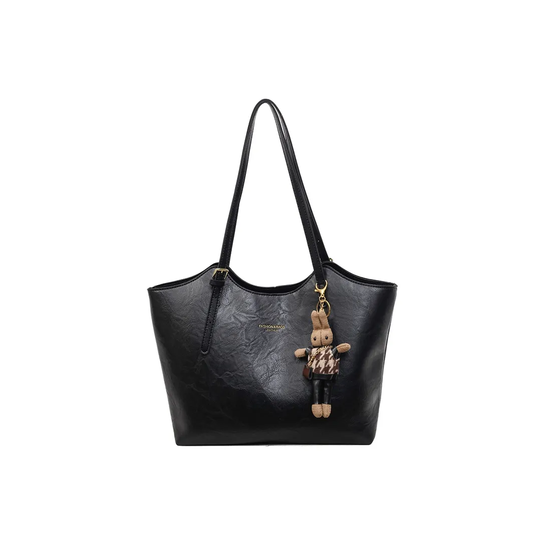 ORANGE BEAN ПУ (полиуретан) Сумка через плечо Стандартная Женская Черная Кофейная