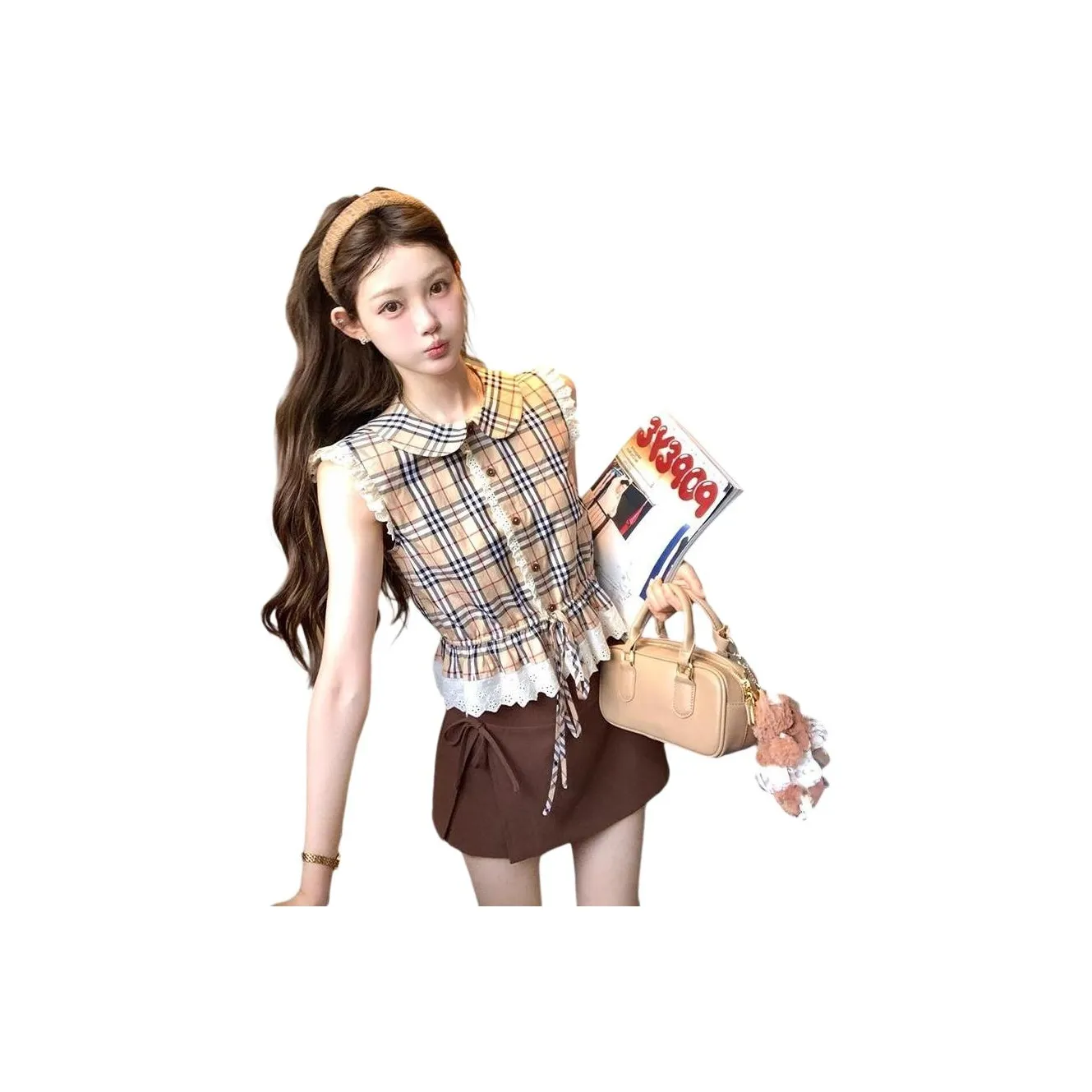 PAZZO Бежевый Женские Комплекты с Юбкой