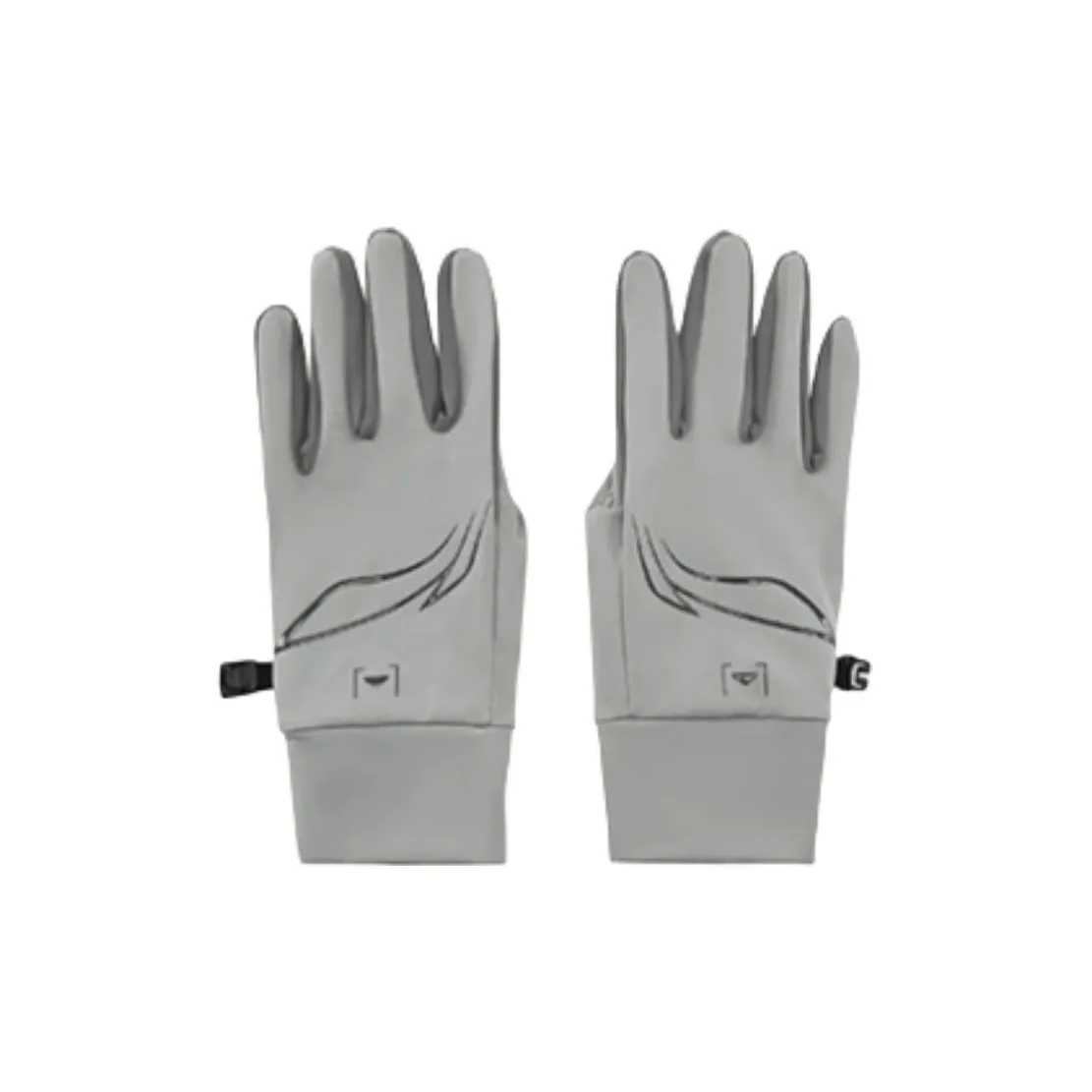 Лайнер Running Collection Полиамид Спортивные Перчатки Унисекс Капля Воды Серый