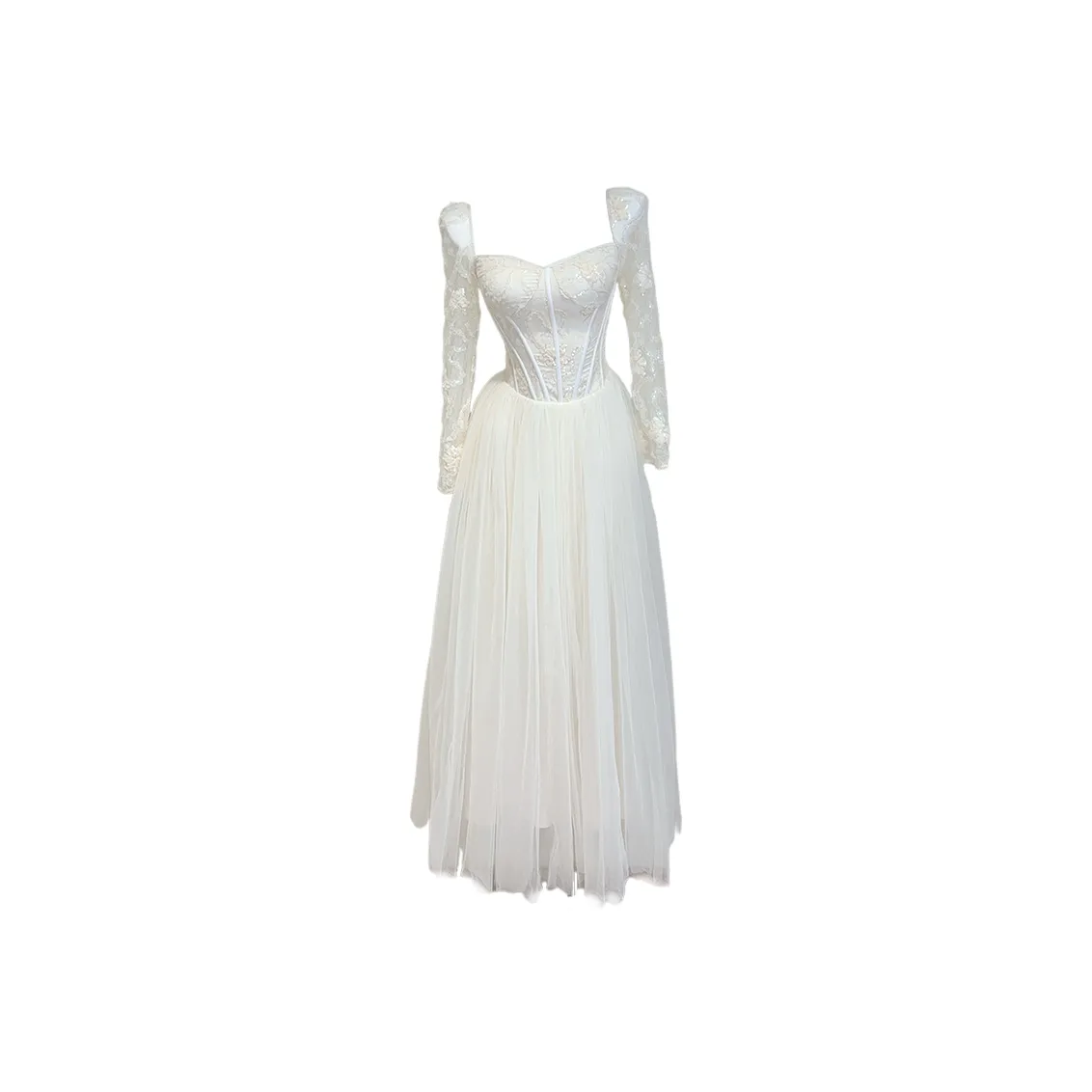 GJFD Длинное платье с длинными рукавами женское