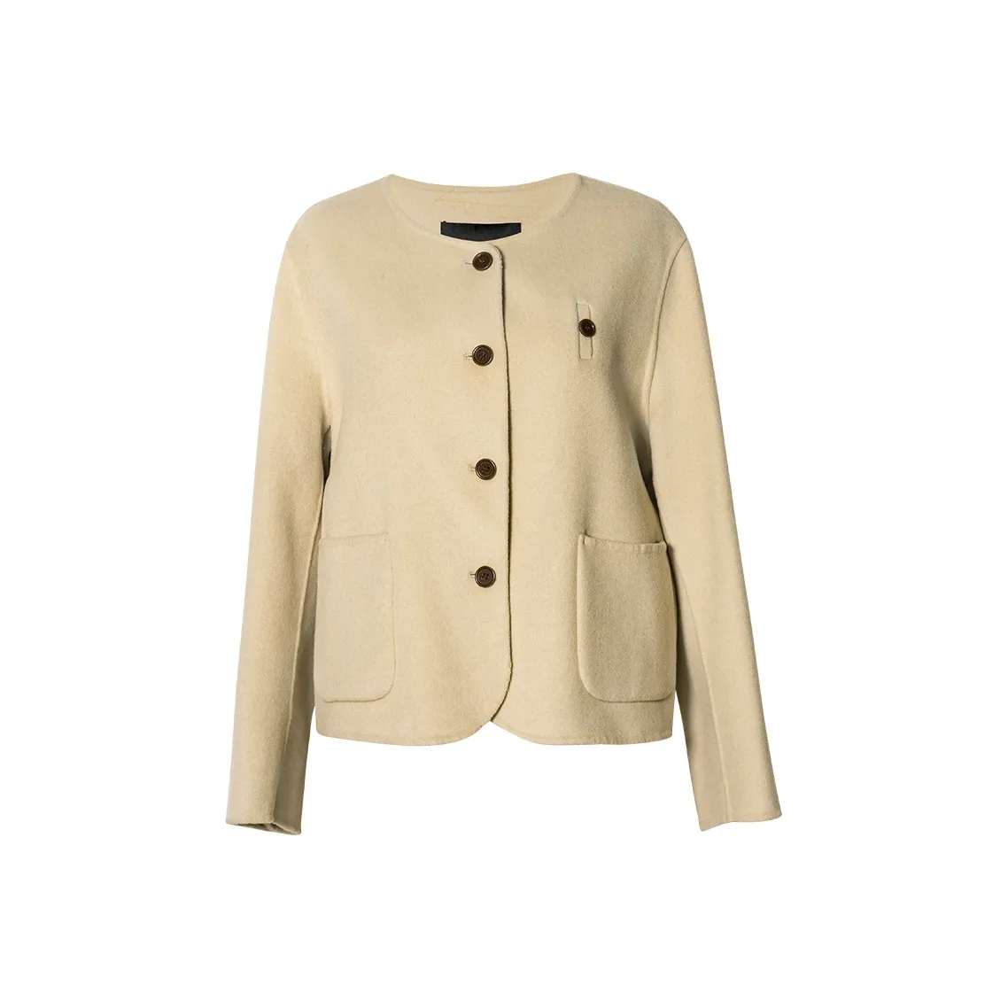 ROEYSHOUSE Абрикосовый Желтый Женское Пальто