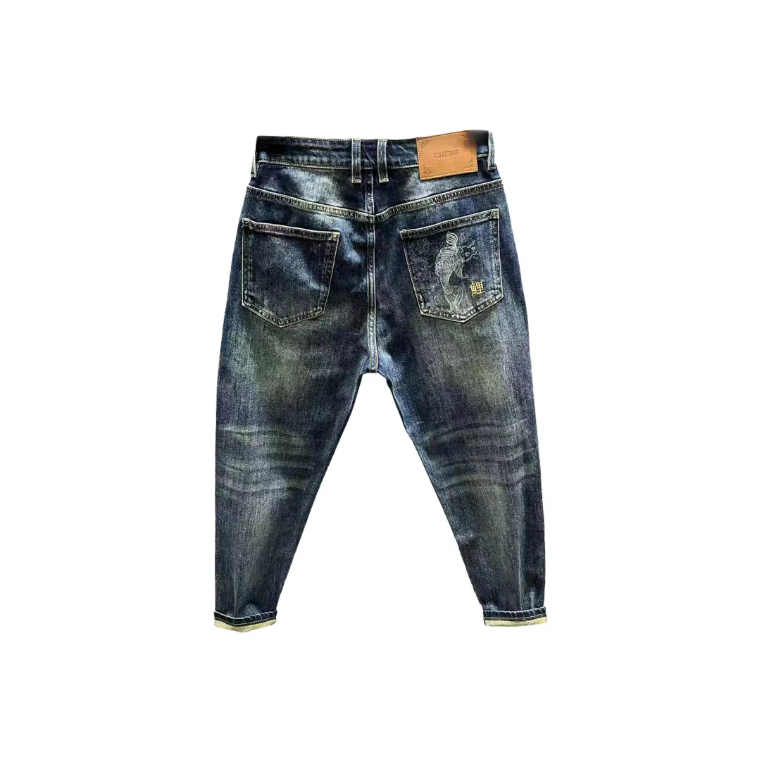Zomuros Blue Unisex Jeans Зомурус Синий Унисекс Джинсы