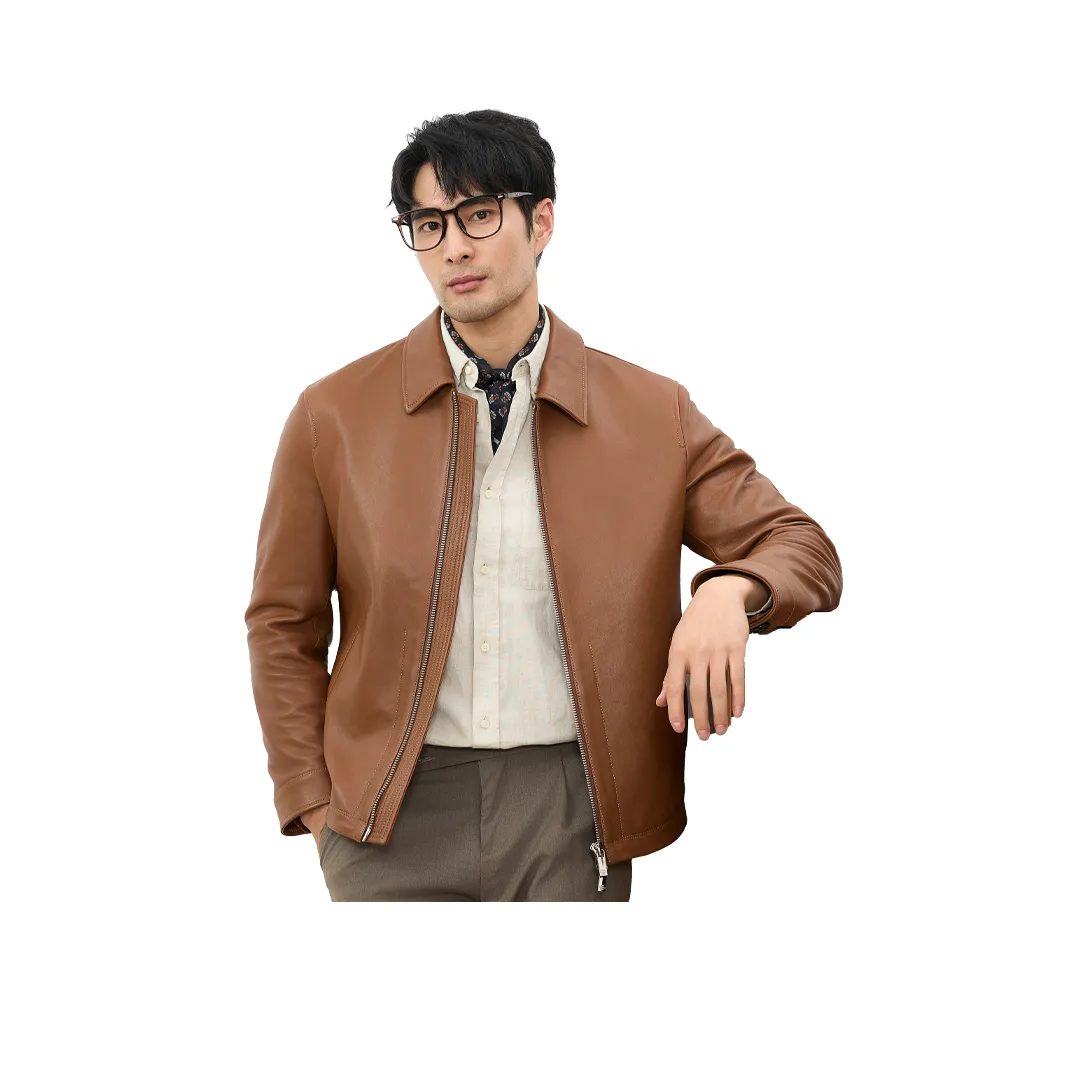 JIMU Натуральная кожа овчина мужской