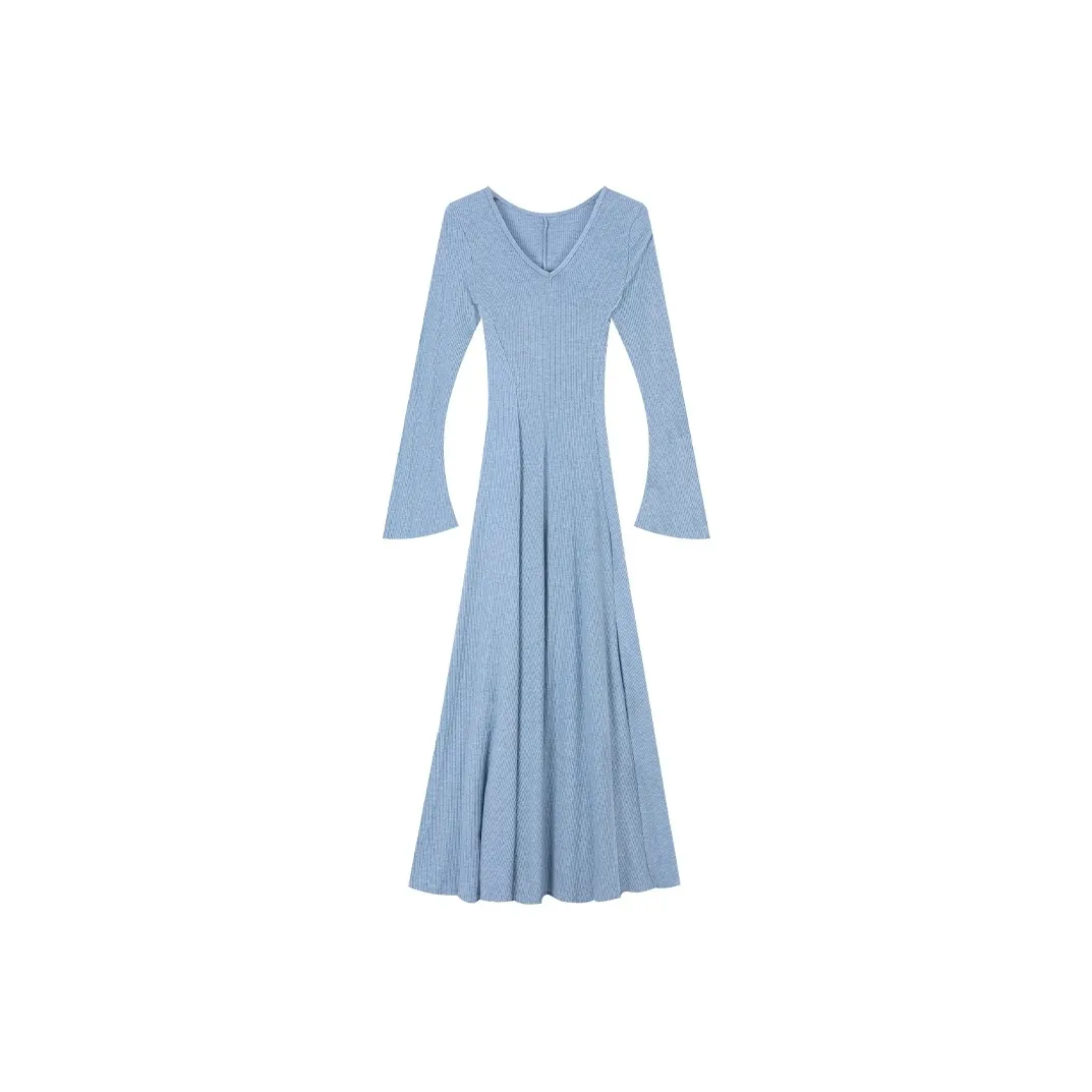 BVODE Длинное платье с длинными рукавами женское