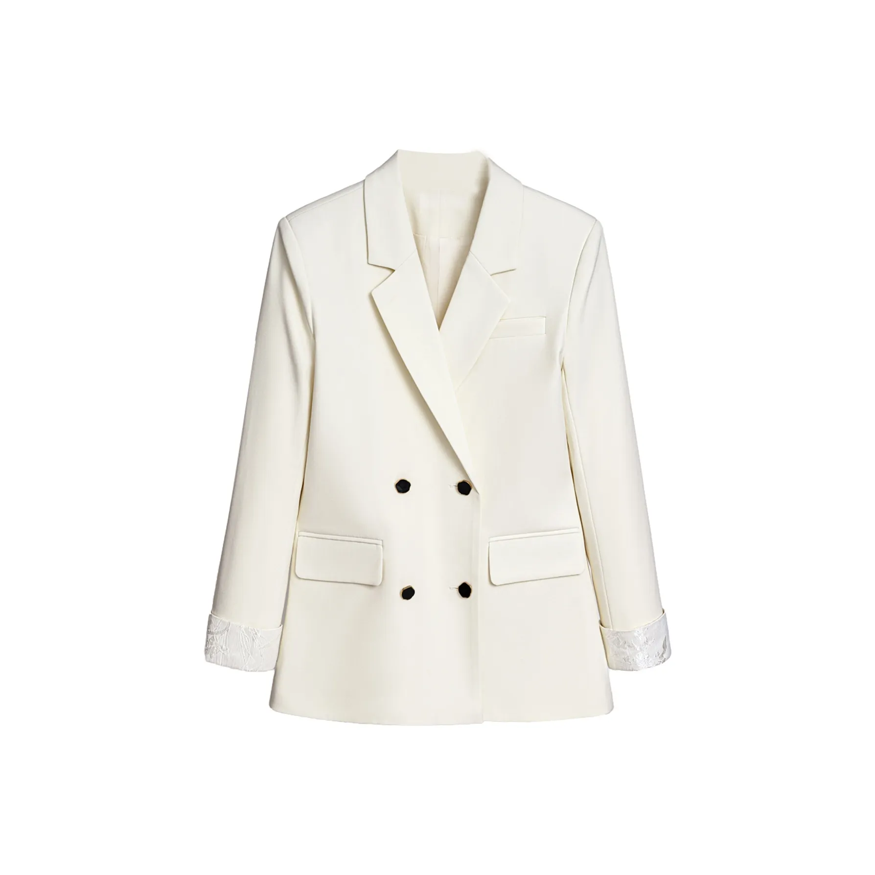 DonnaZilan Fashion Business Костюм Пальто Женские Коммутирование Универсальный Длинный Двойной Рукав Двойной Рукав Костюм