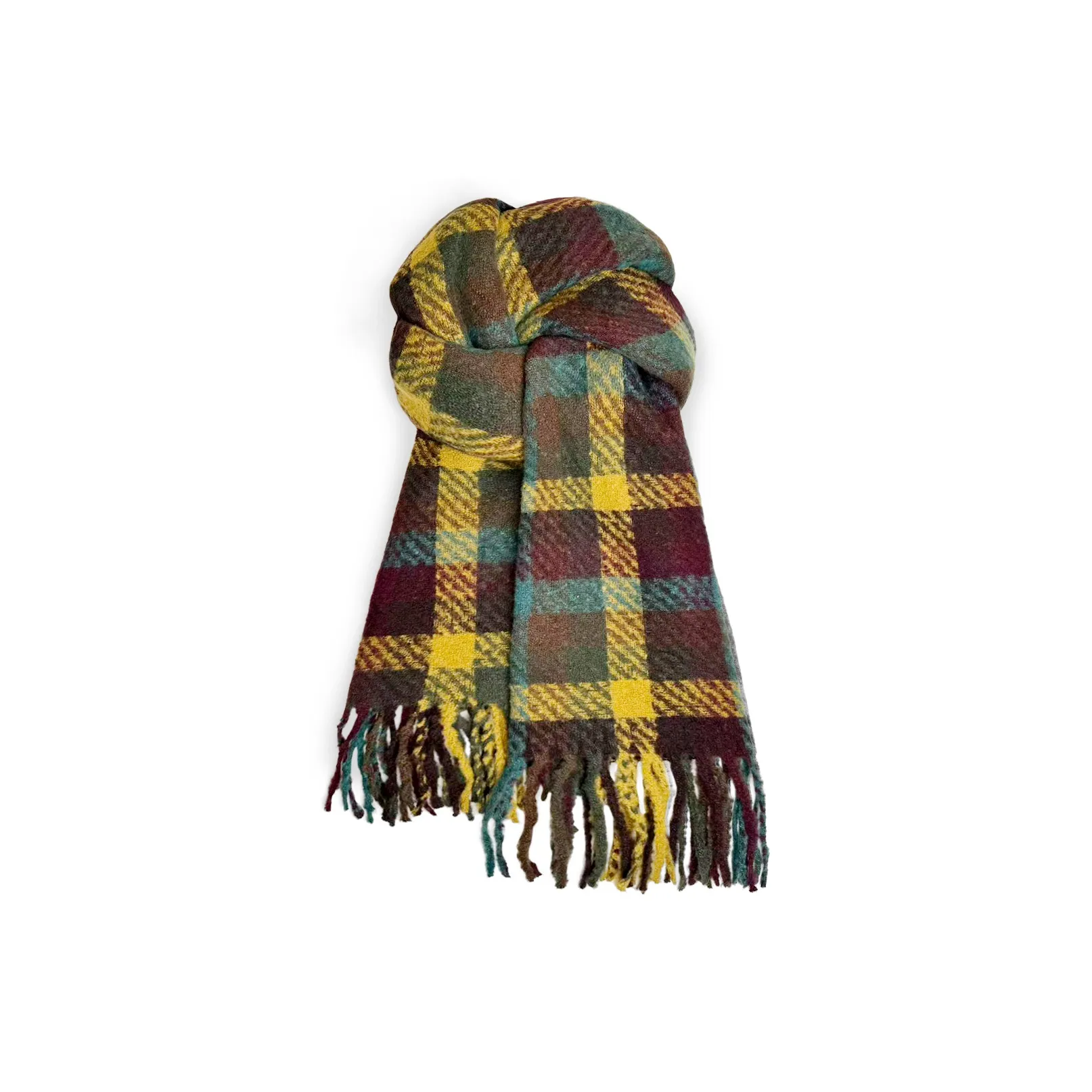 Miniso Полиэстер Трикотаж Шарфы Унисекс