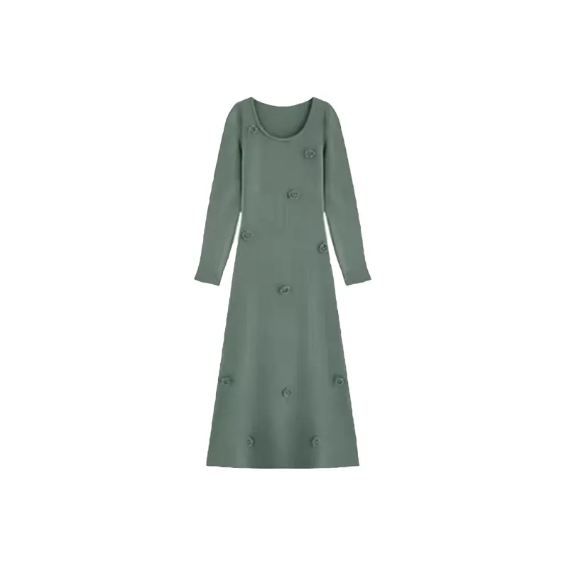 SCCREBEL OFFICIAL Длинное платье с длинными рукавами женское