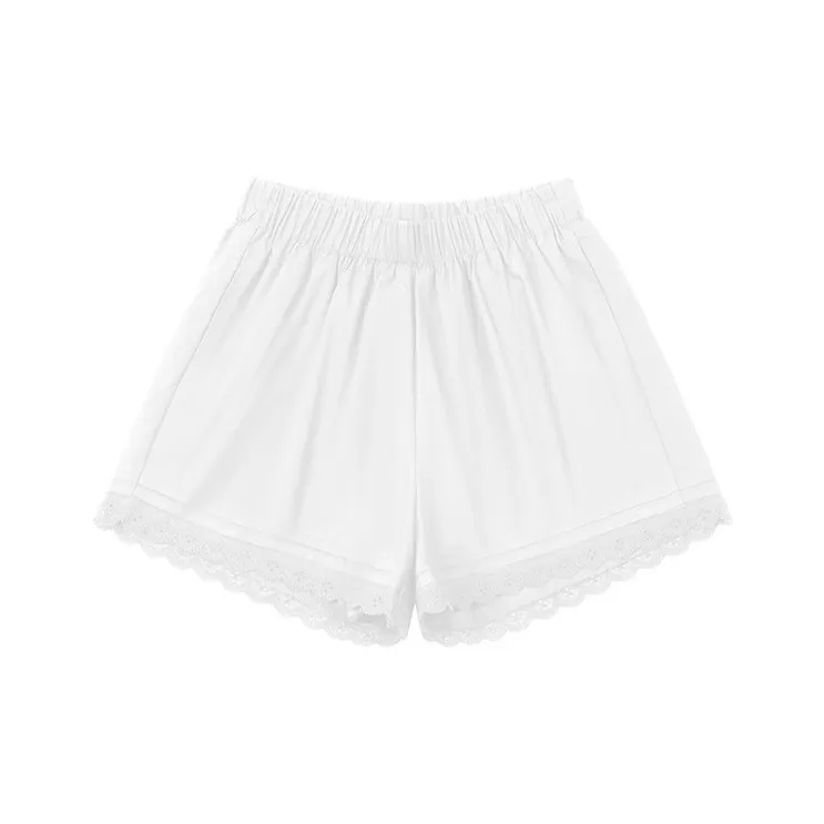 FAIRFAFO Белые Повседневные Шорты для Женщин